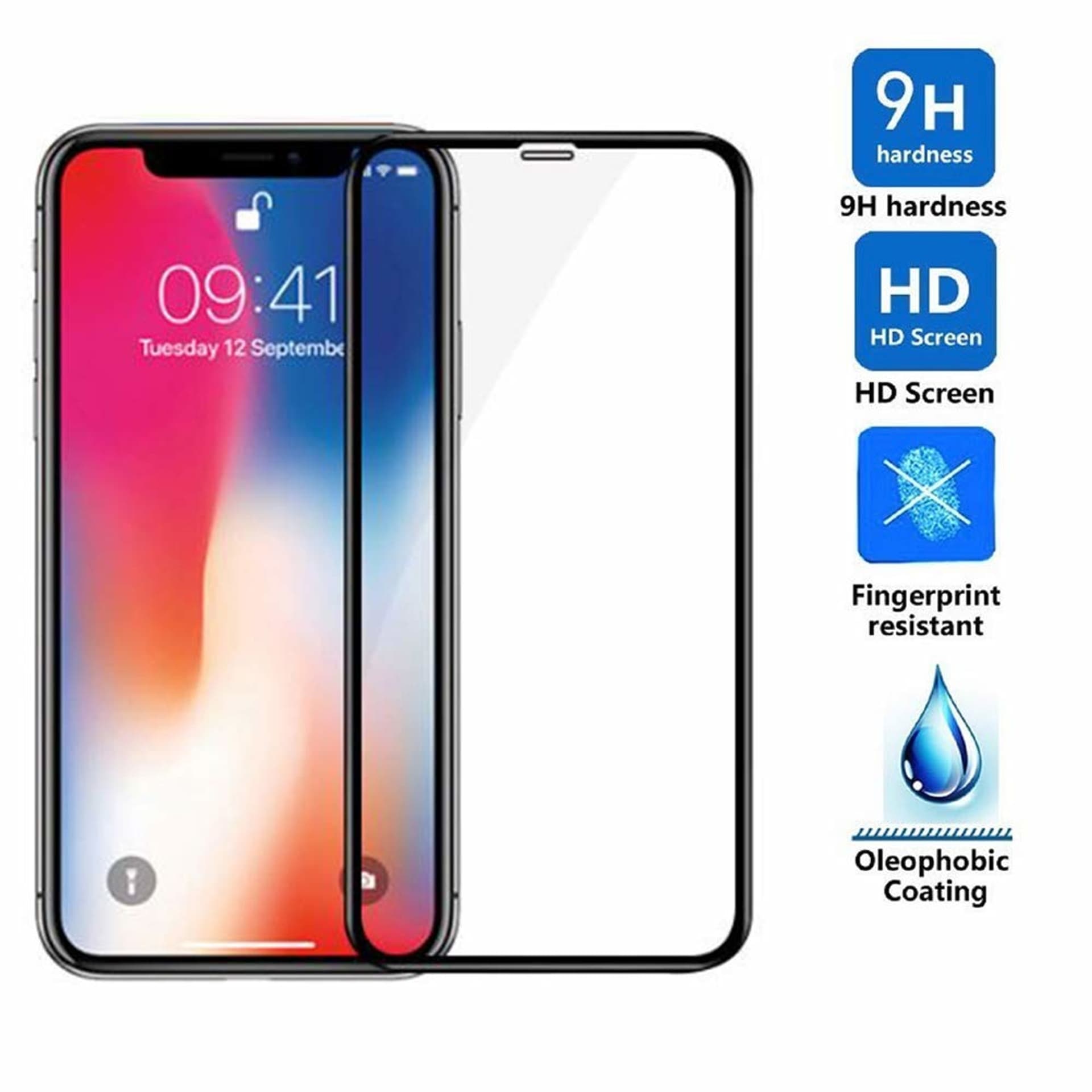 

Szkło hartowane 5D IPHONE X czarne