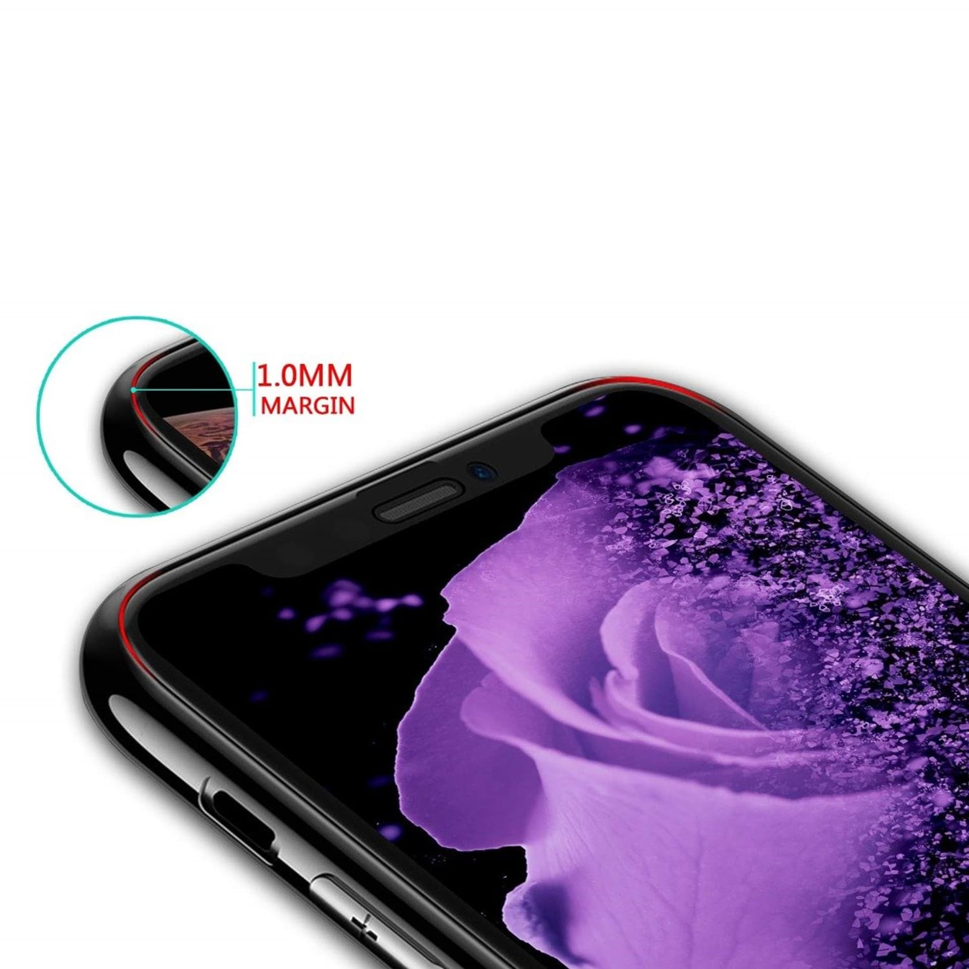 

Szkło hartowane 5D IPHONE XS MAX czarne FULL GLUE