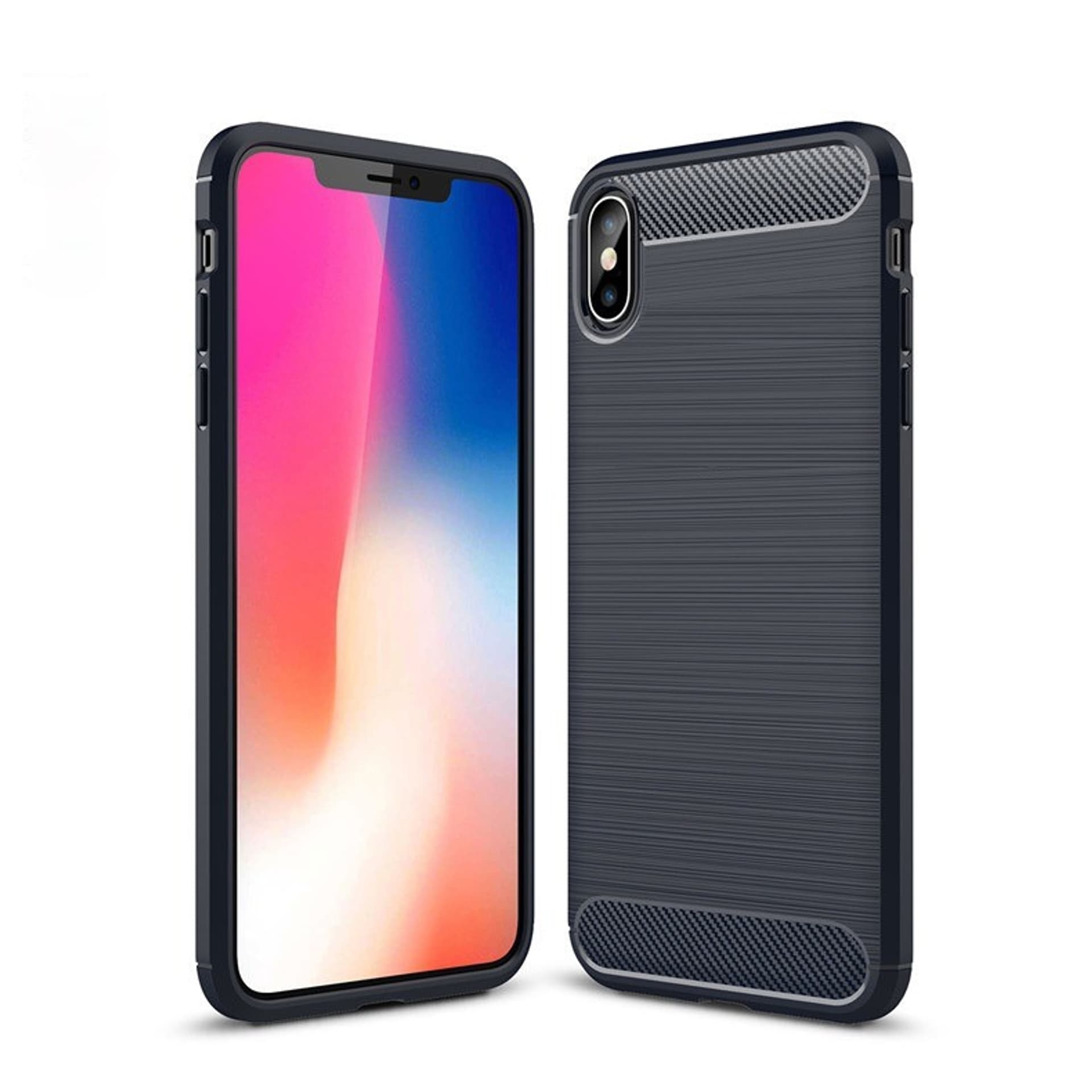 

Etui IPHONE XS MAX Nexeri Carbon Pancerne czarne