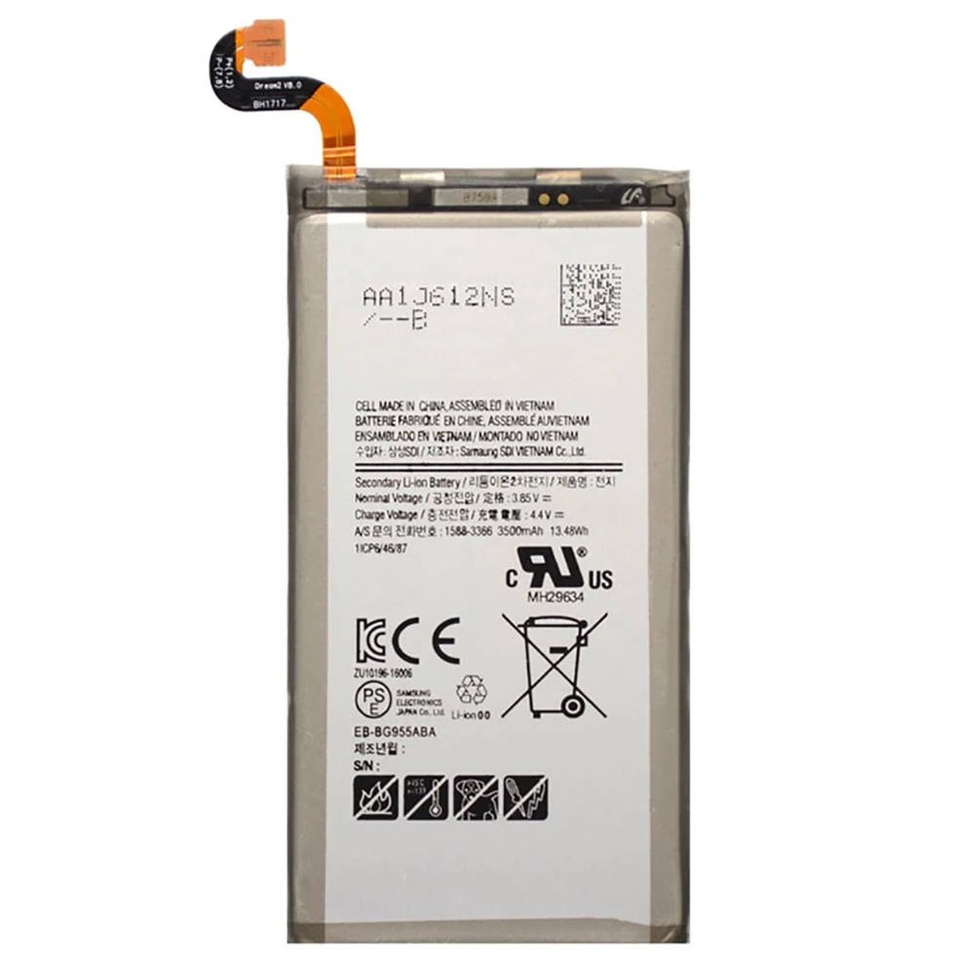 

Bateria do SAMSUNG GALAXY S8+ PLUS SM955 3500mAh EB-BG955ABA