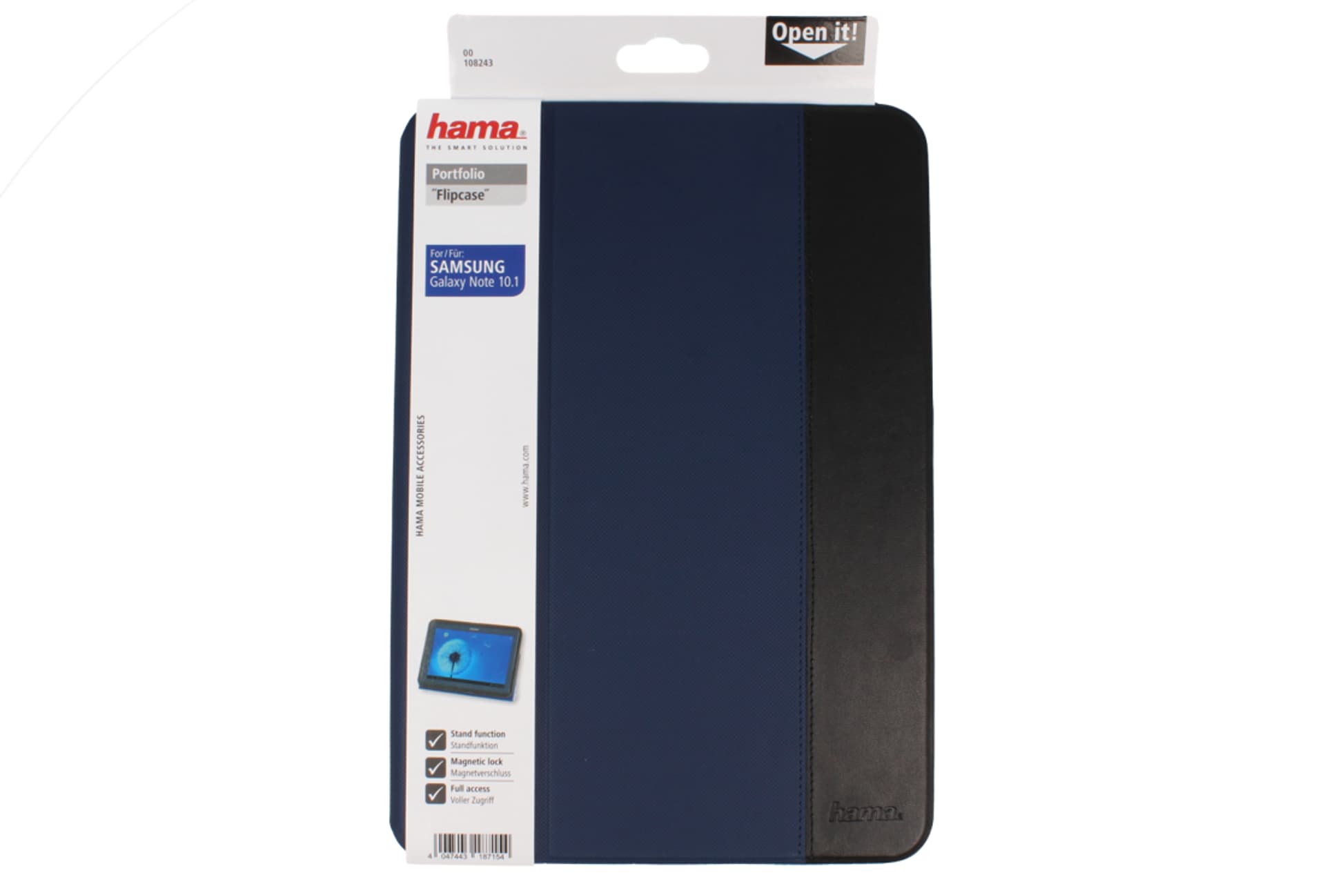 

Etui Hama Portfolio SAMSUNG N8000 NOTE 10,1" granatowe 00108243