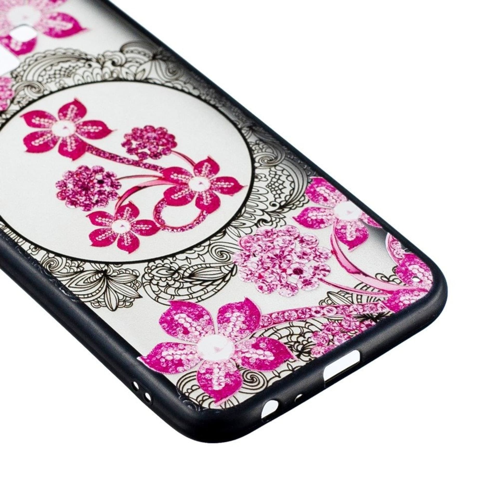 

Etui Slim Art SAMSUNG J6+ J6 PLUS różowy kwiat