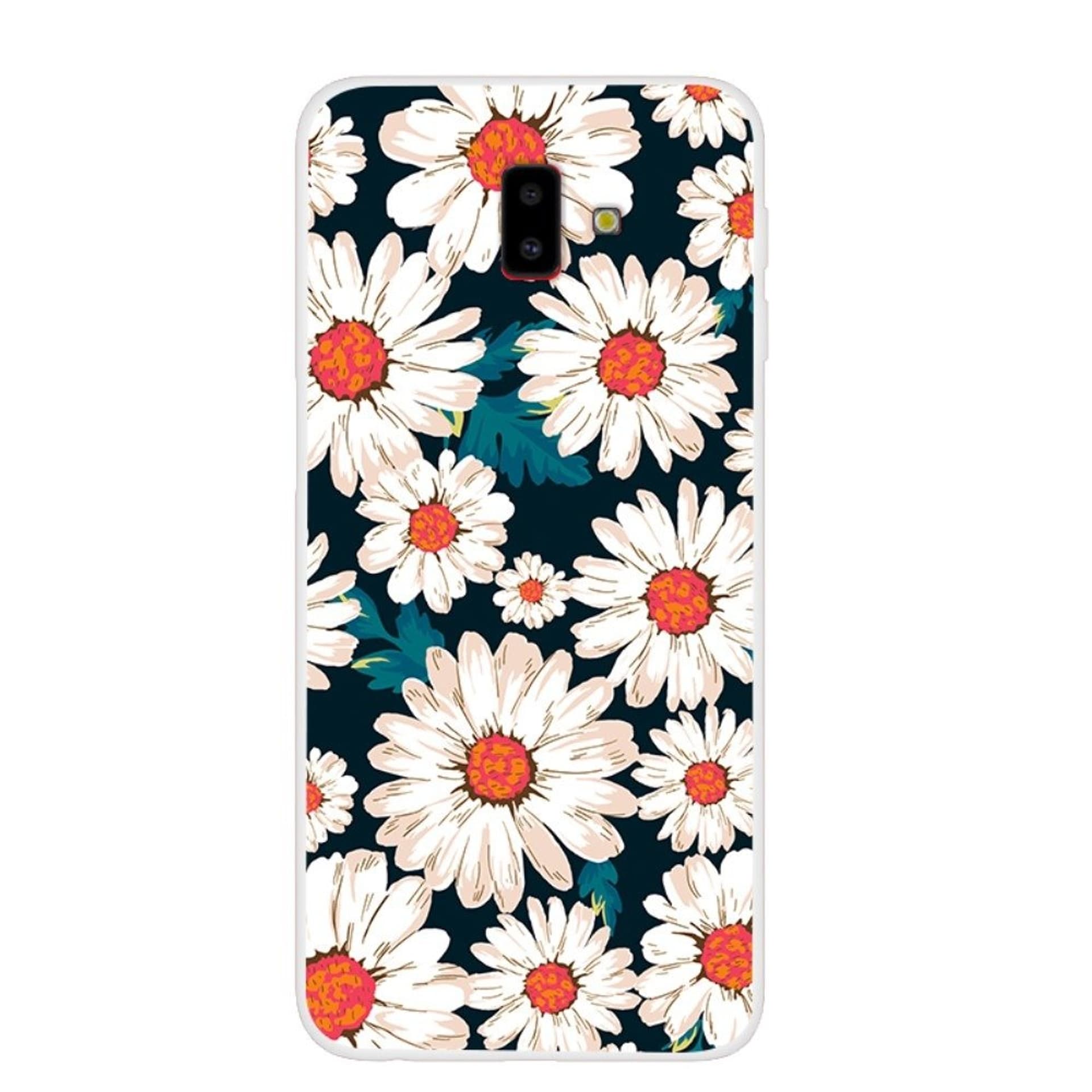 

Etui Slim Art SAMSUNG J6+ J6 PLUS biała stokrotka