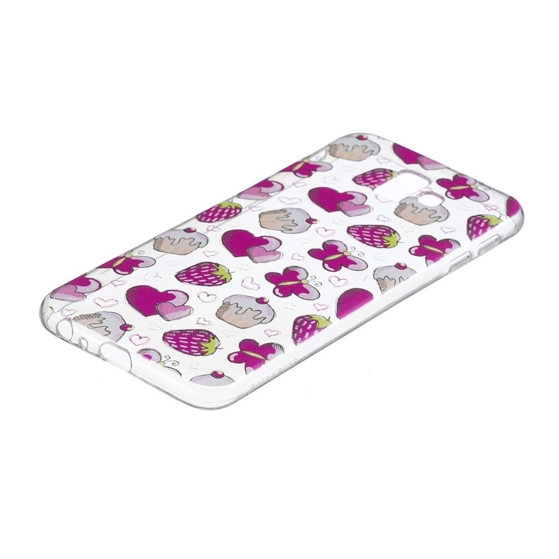 

Etui Slim Art SAMSUNG J6+ j6 plus ciastka i truskawki