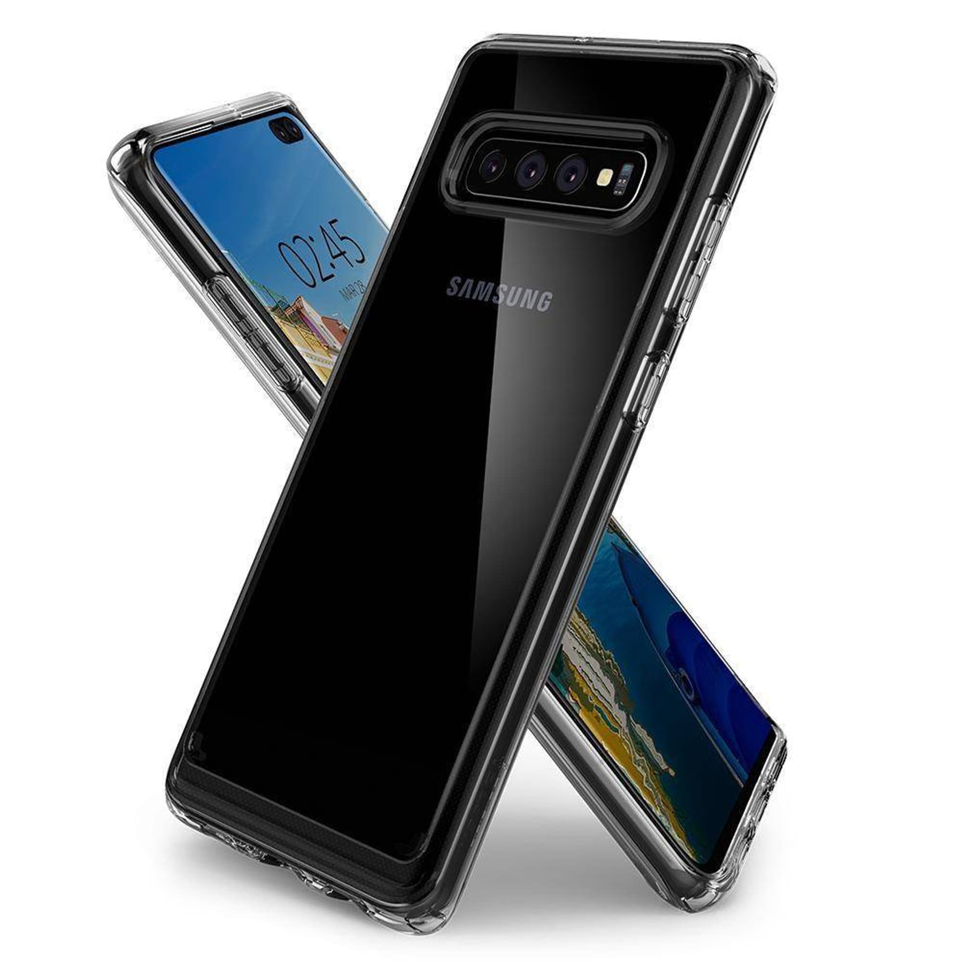 

Spigen Ultra Hybrid Samsung G975 S10 Plu s crystal clear 606CS25766