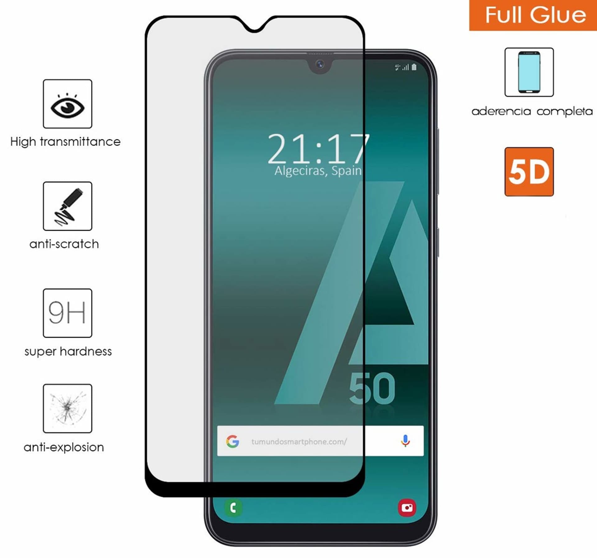

Szkło hartowane 5D SAMSUNG GALAXY A40 Full Glue czarne