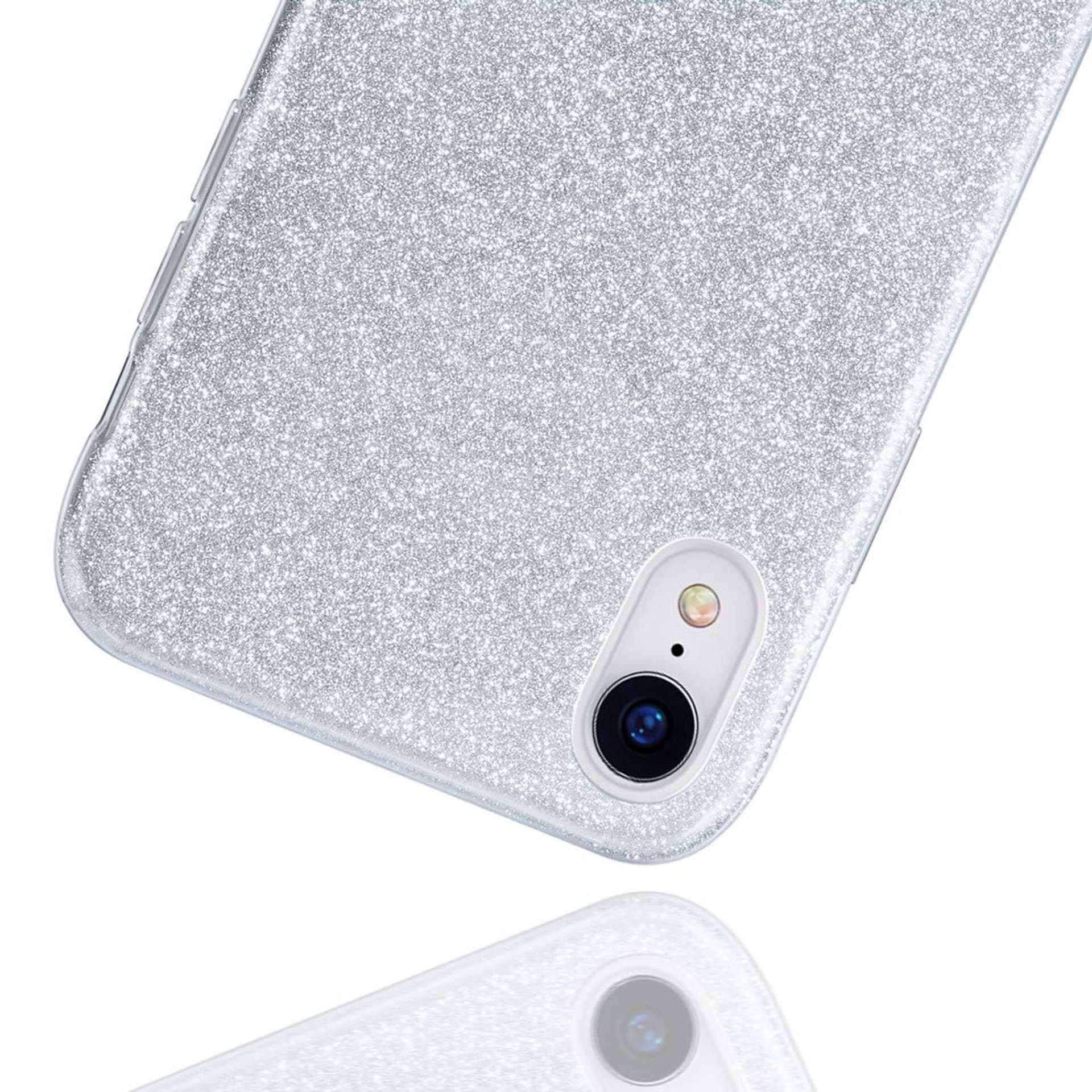 

Etui HUAWEI P30 LITE Brokat Glitter srebrny