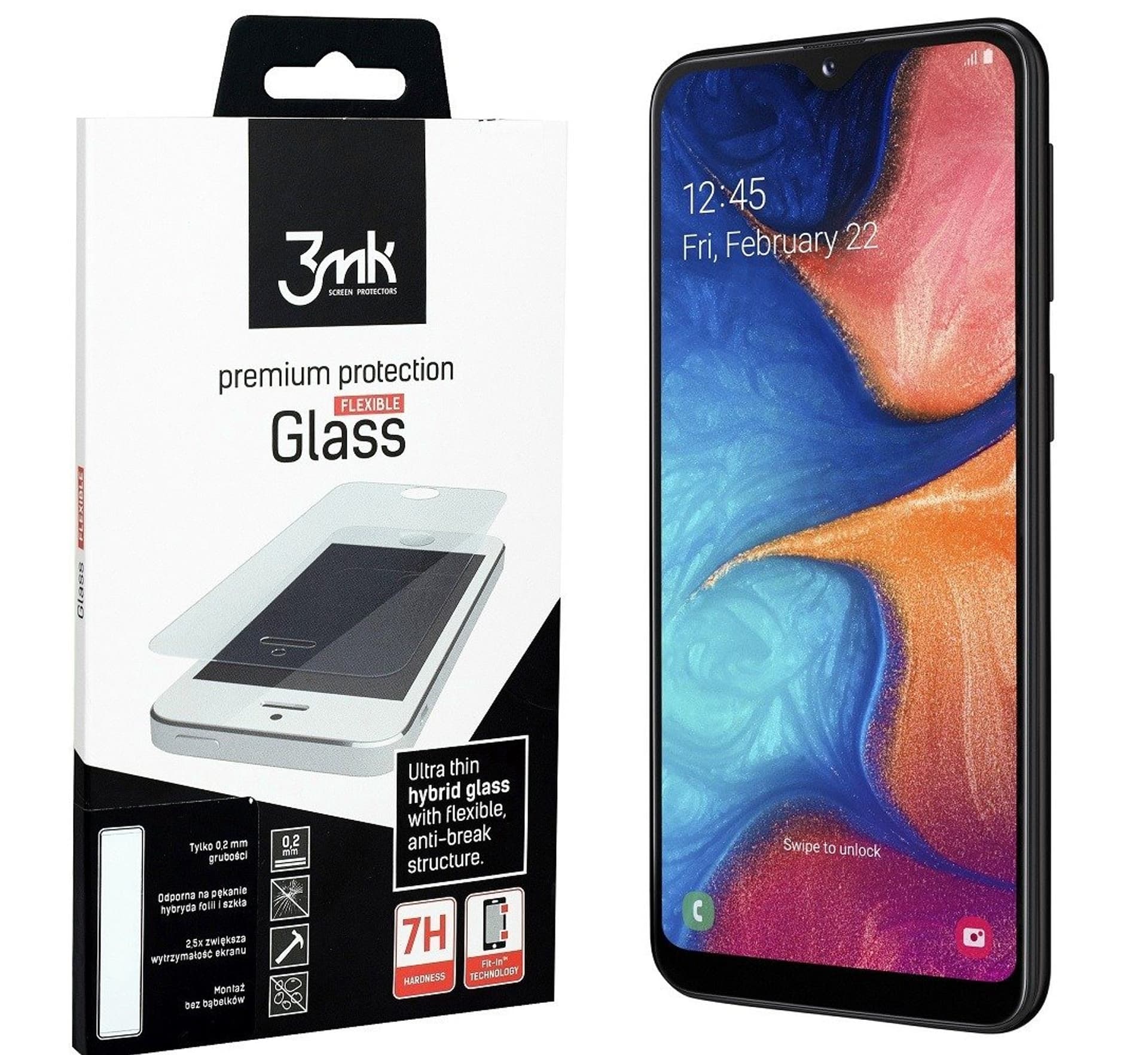 

3MK FlexibleGlass Sam A202 A20e Szkło Hybrydowe
