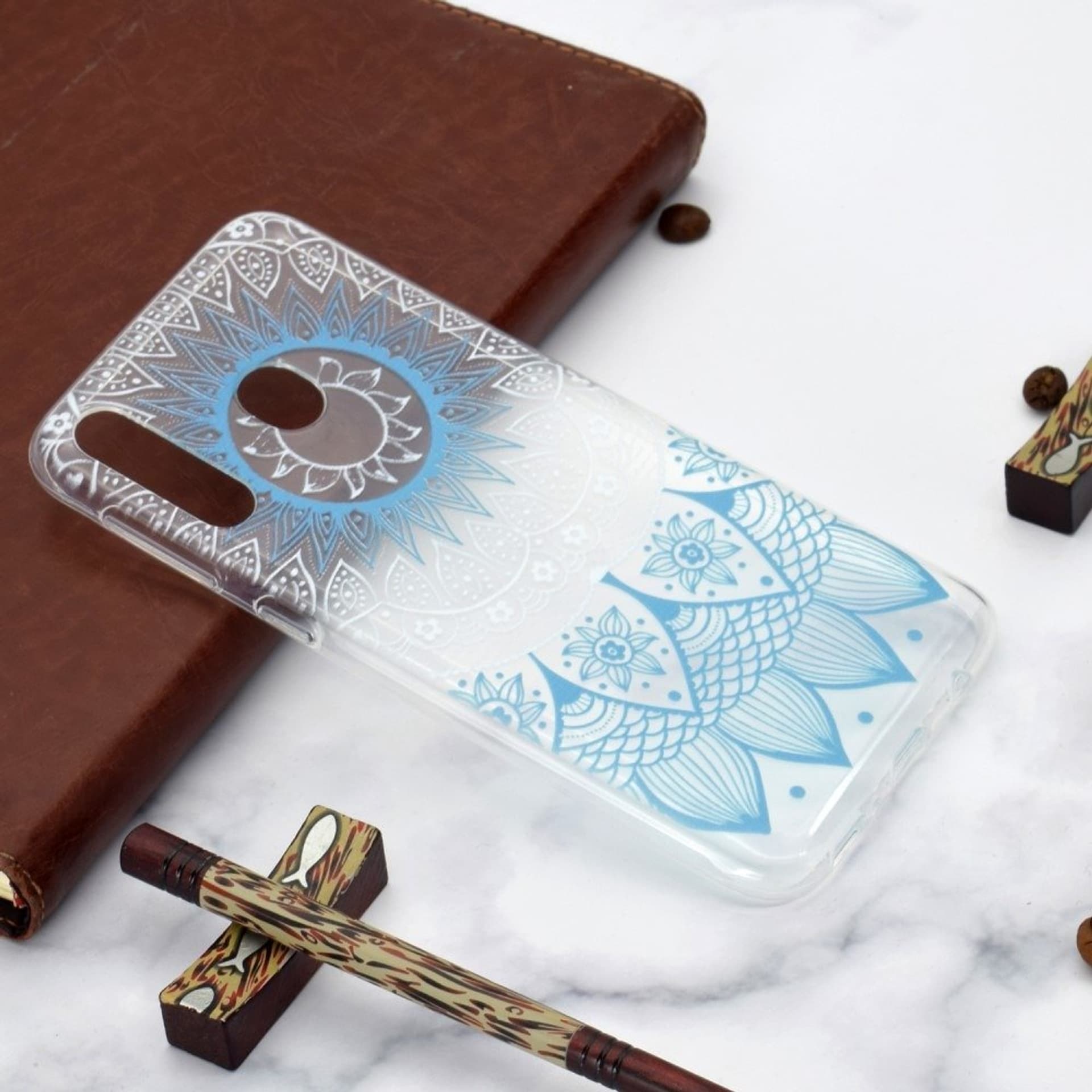 

Etui Slim case Art Wzory XIAOMI REDMI 7 niebieski mandala