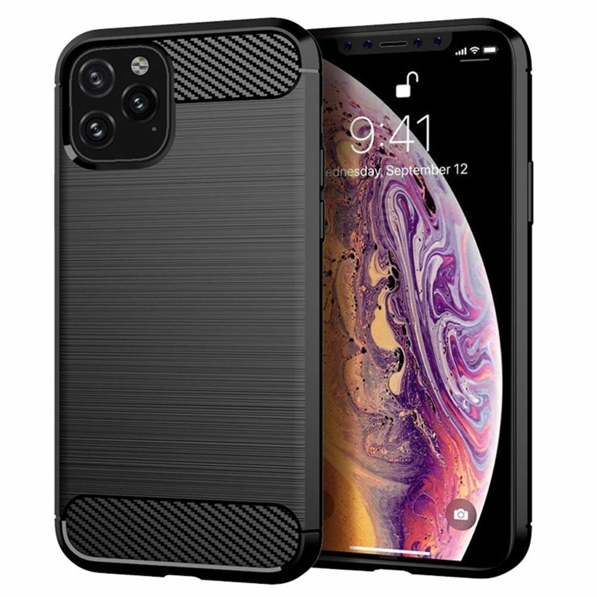

Etui IPHONE 11 PRO (5,8) Nexeri Carbon Pancerne czarne, 5.8) nexeri carbon pancerne czarn