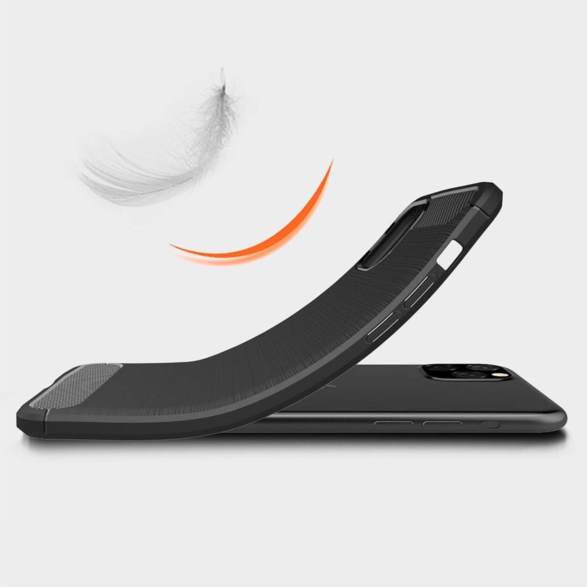 

Etui IPHONE 11 PRO MAX Nexeri Carbon Pancerne czarne