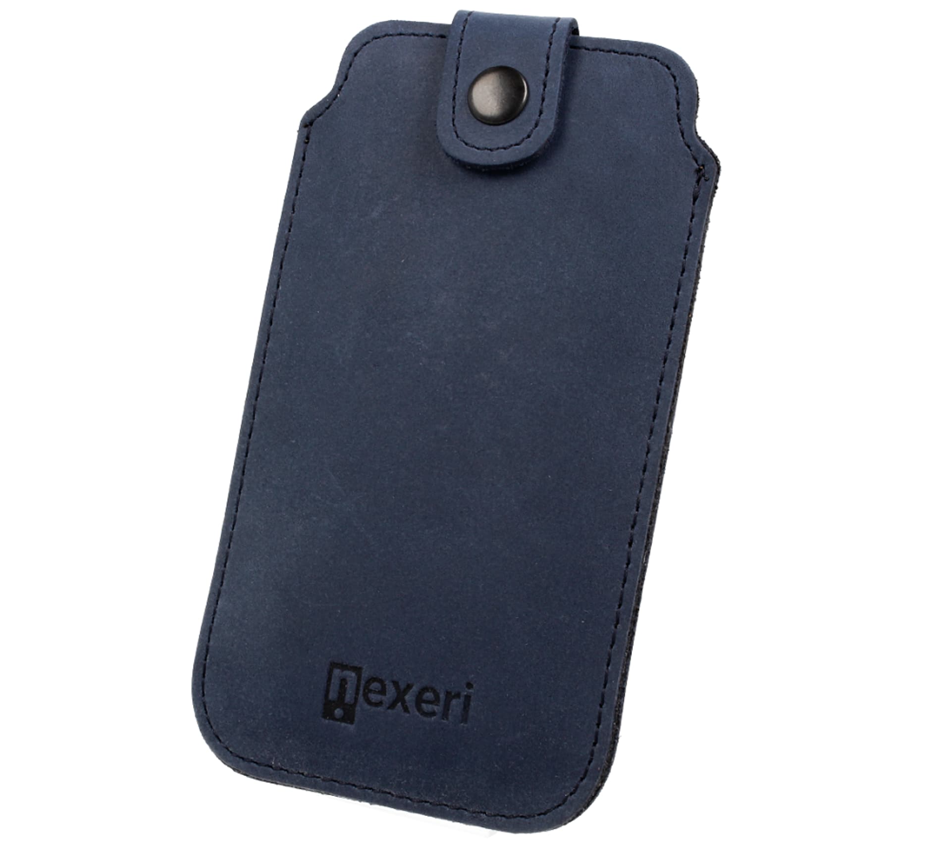 

Etui Wsuwka skórzana Nexeri Leather Pocket XL IPHONE X/XS/SAMSUNG GALAXY S6/S20 granatowe