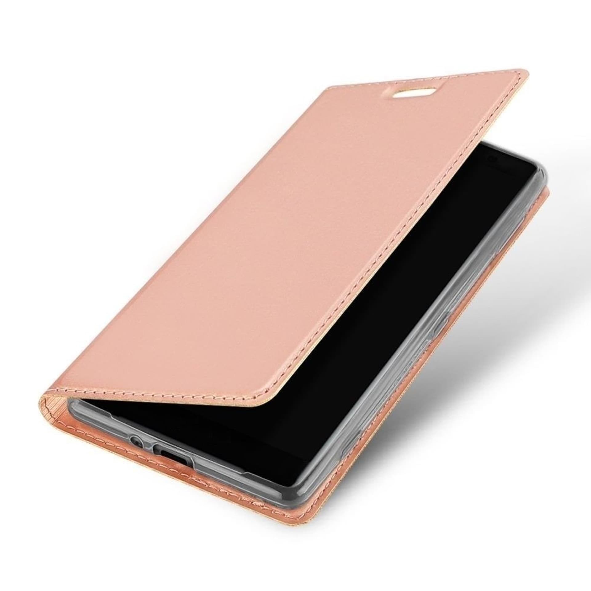 

Etui HUAWEI MATE 30 LITE z klapką Dux Ducis skórzane Skin Leather jasny róż