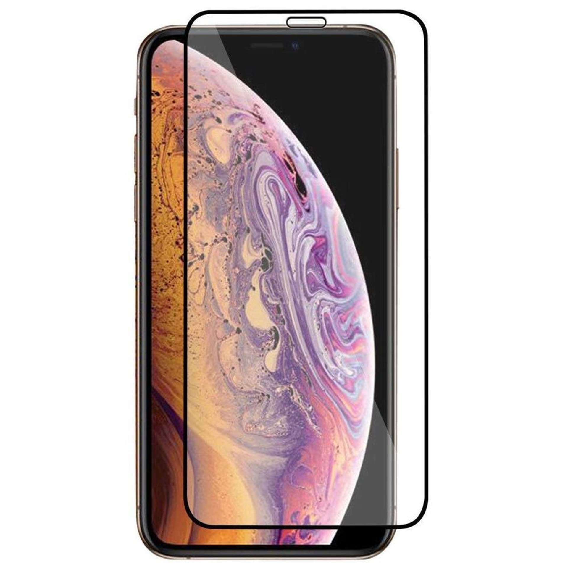 

Szkło hartowane 5D IPHONE 11 PRO czarne Full Glue