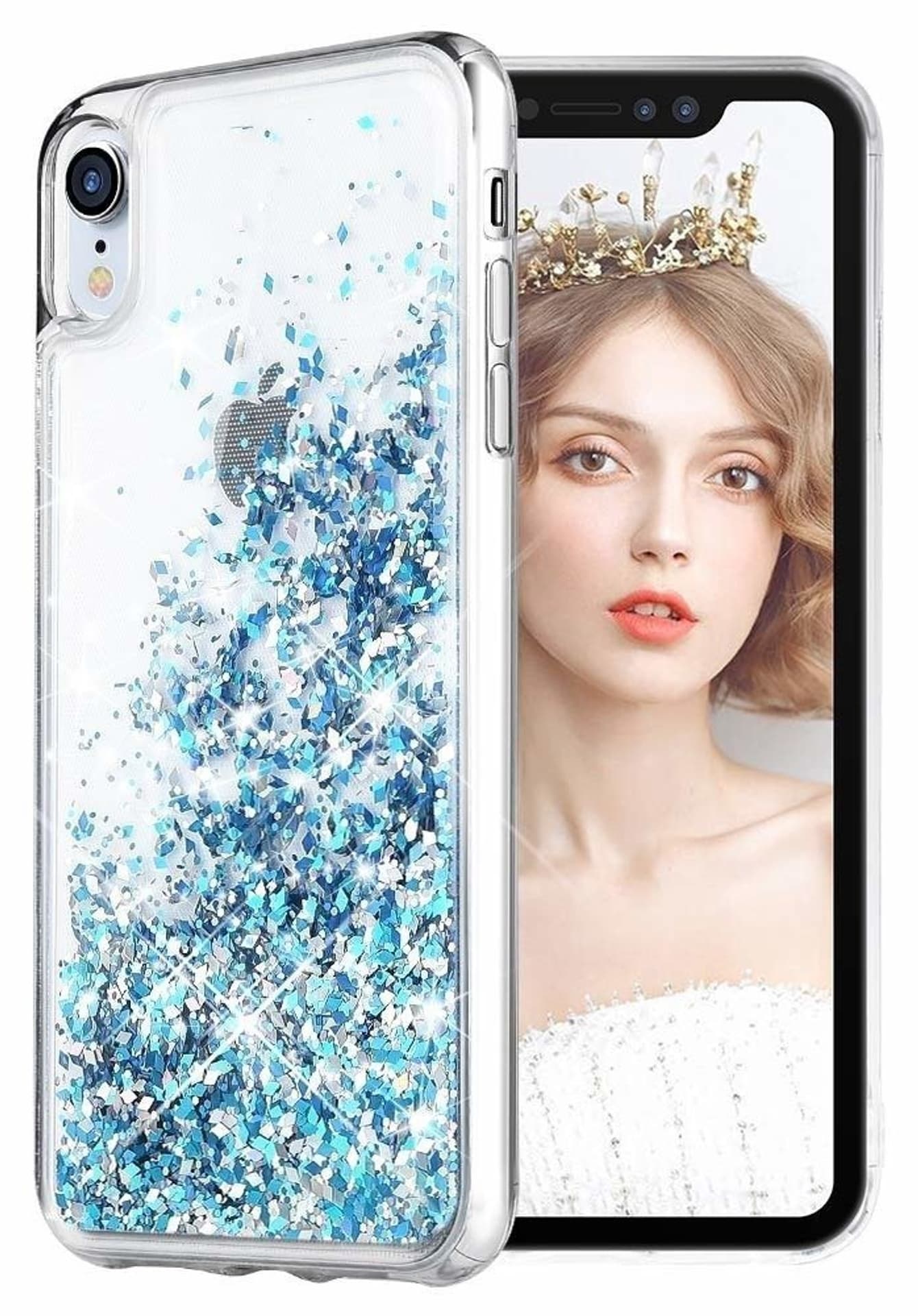 

Etui plecki brokatowe Liquid IPHONE 11 PRO niebieskie