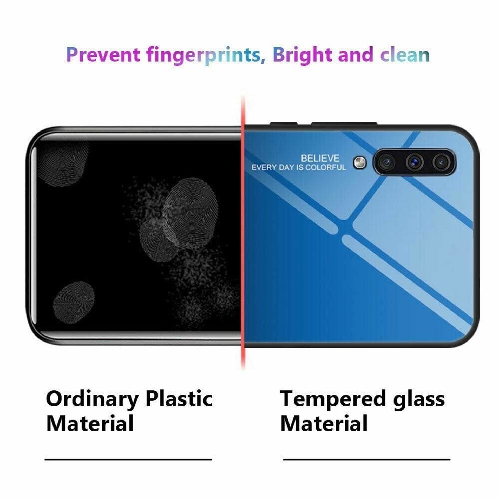 

Etui Szklane Glass case Gradient IPHONE 11 PRO MAX czarno-niebieskie