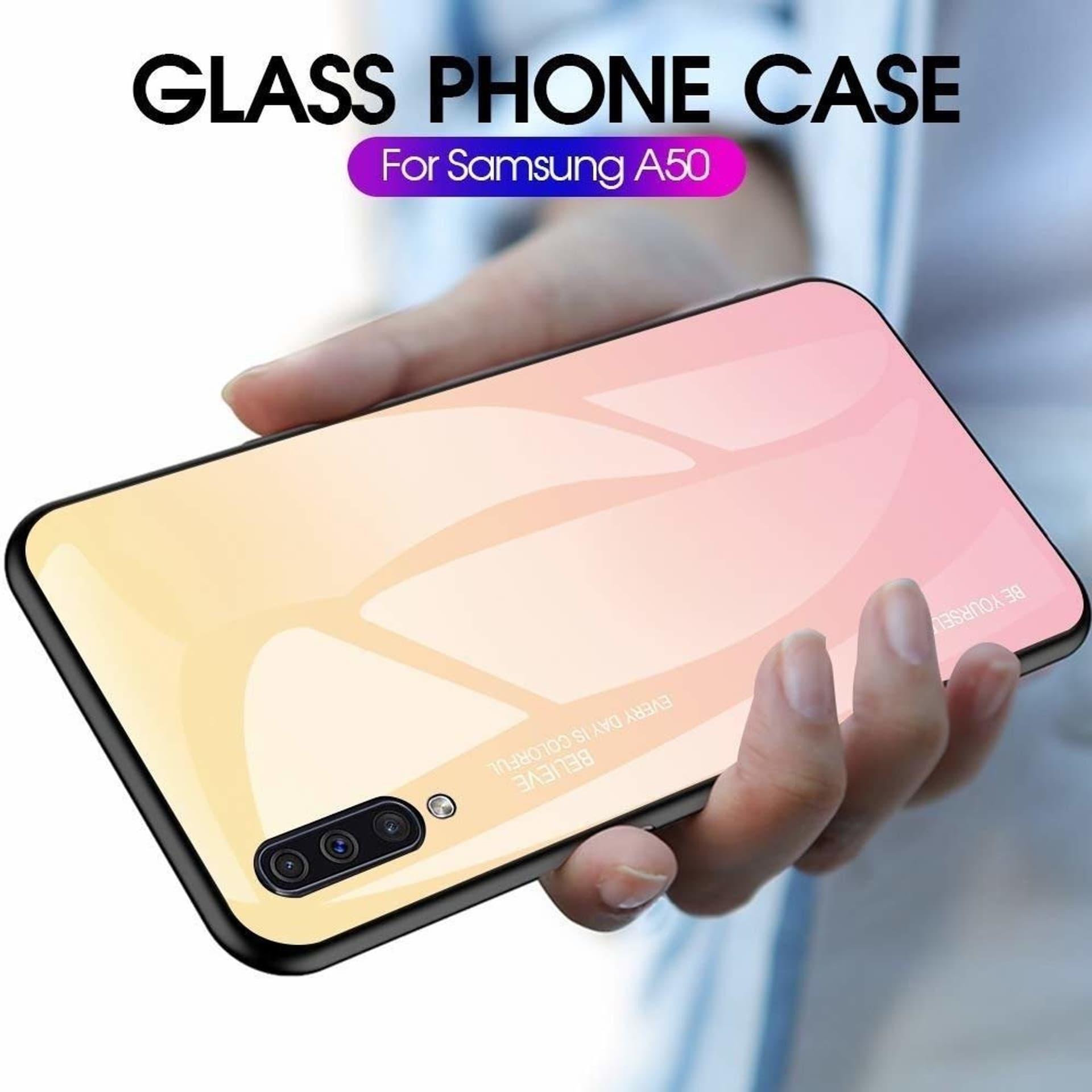 

Etui Szklane Glass case Gradient IPHONE 11 PRO MAX jasny róż