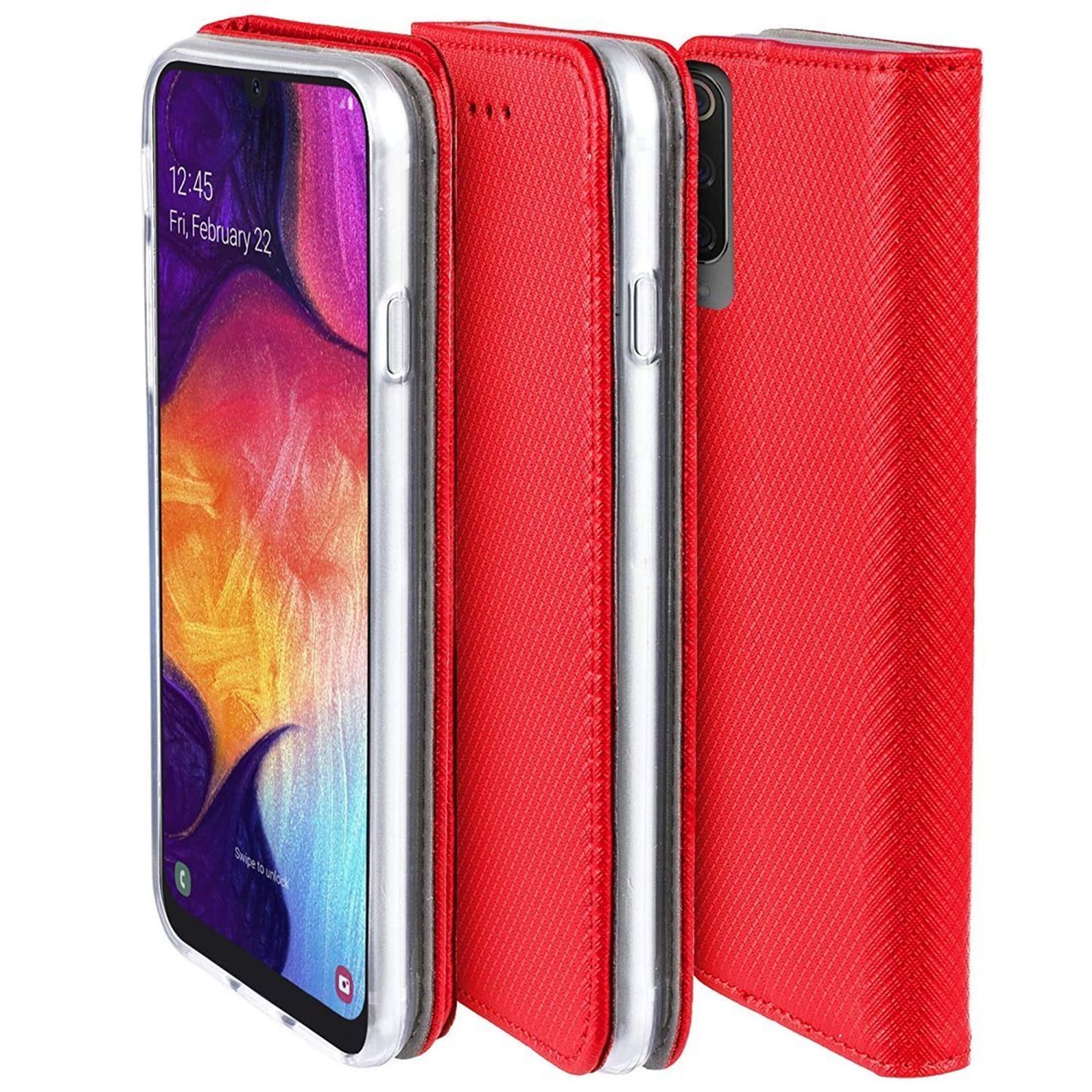 

Etui HUAWEI Y6P portfel z klapką Flip Magnet czerwone