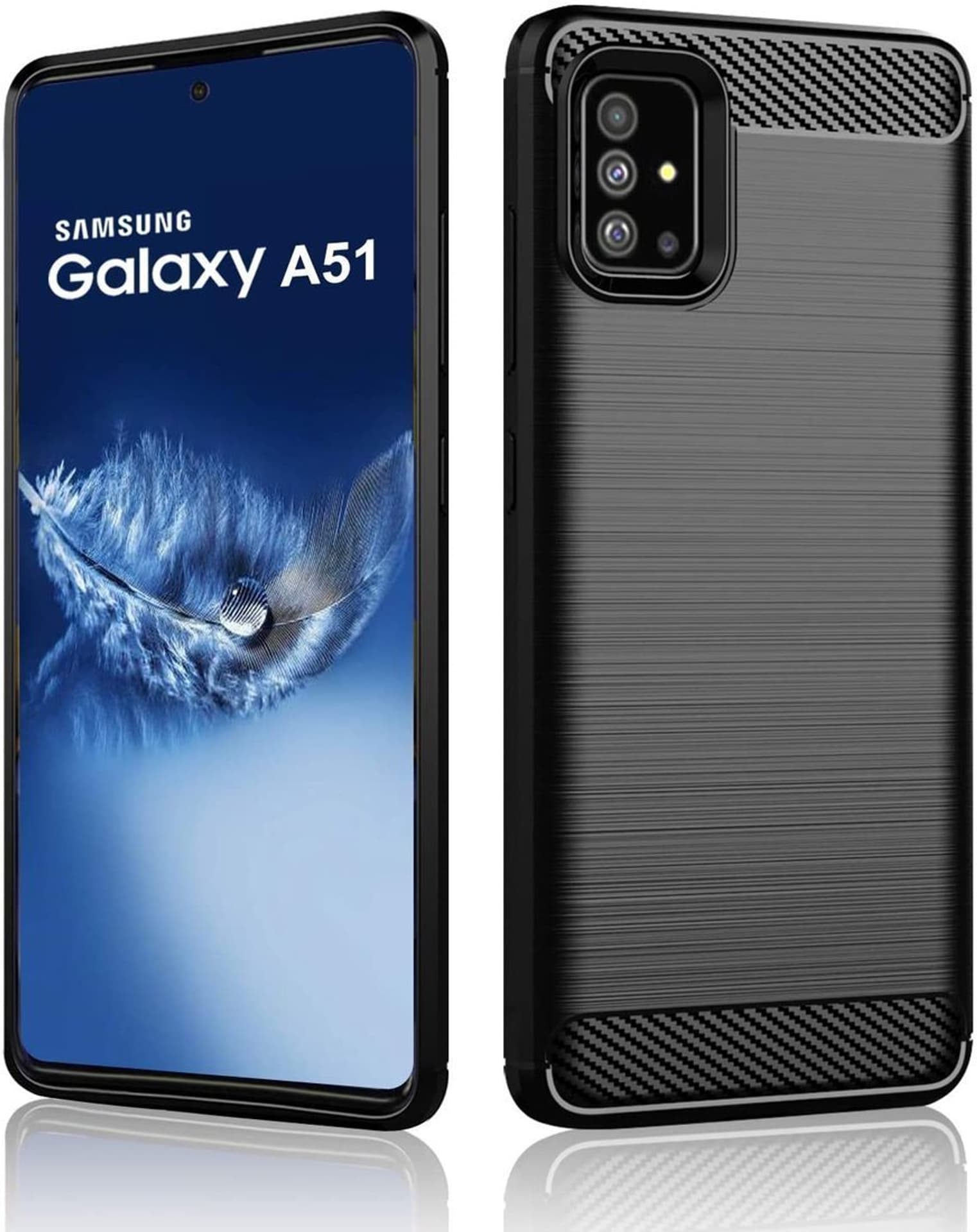 

Etui SAMSUNG GALAXY A51 Nexeri Carbon Pancerne czarne
