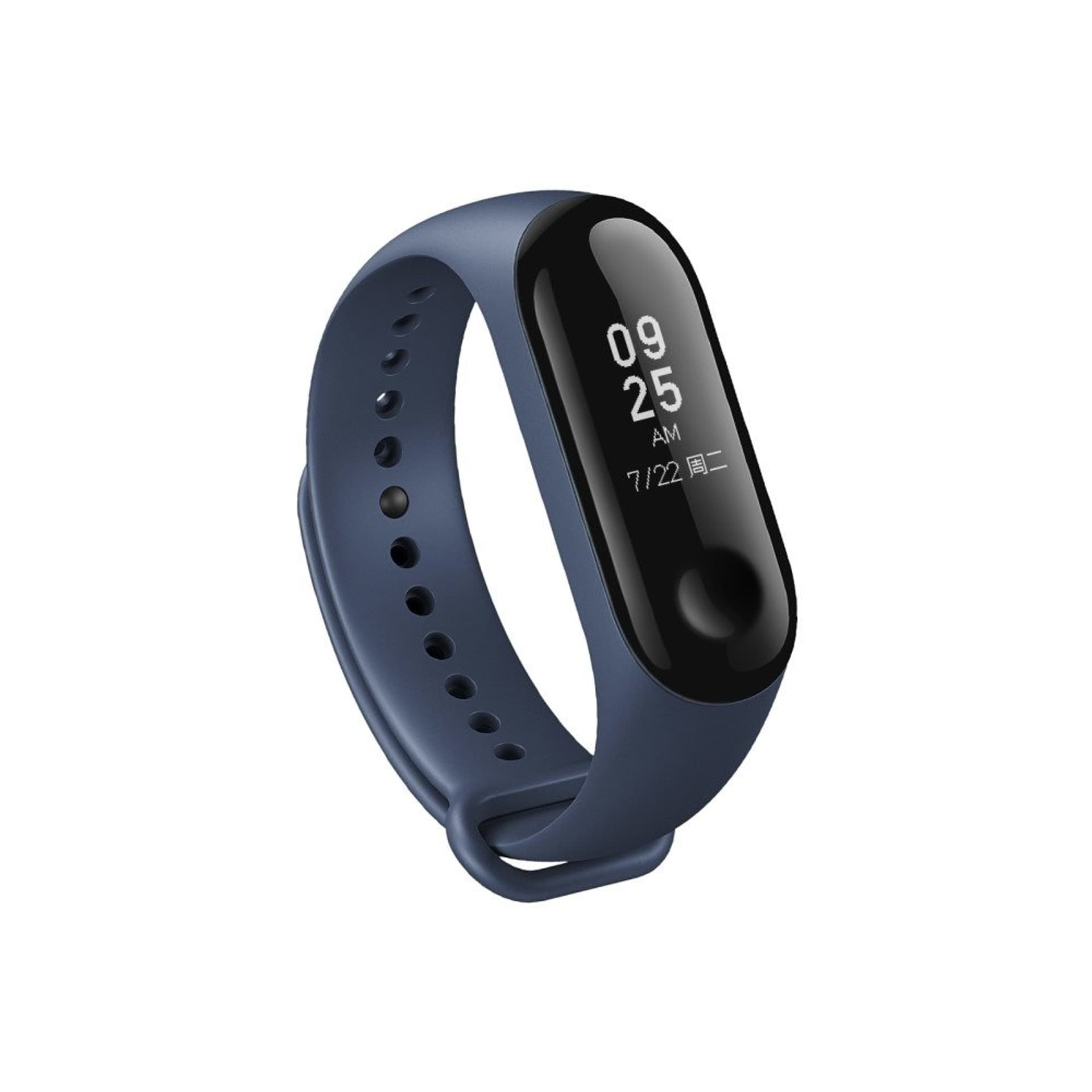 

Silikonowa opaska do Xiaomi Mi Smart Band 3 / 4 Soft Silicone Strap granatowa