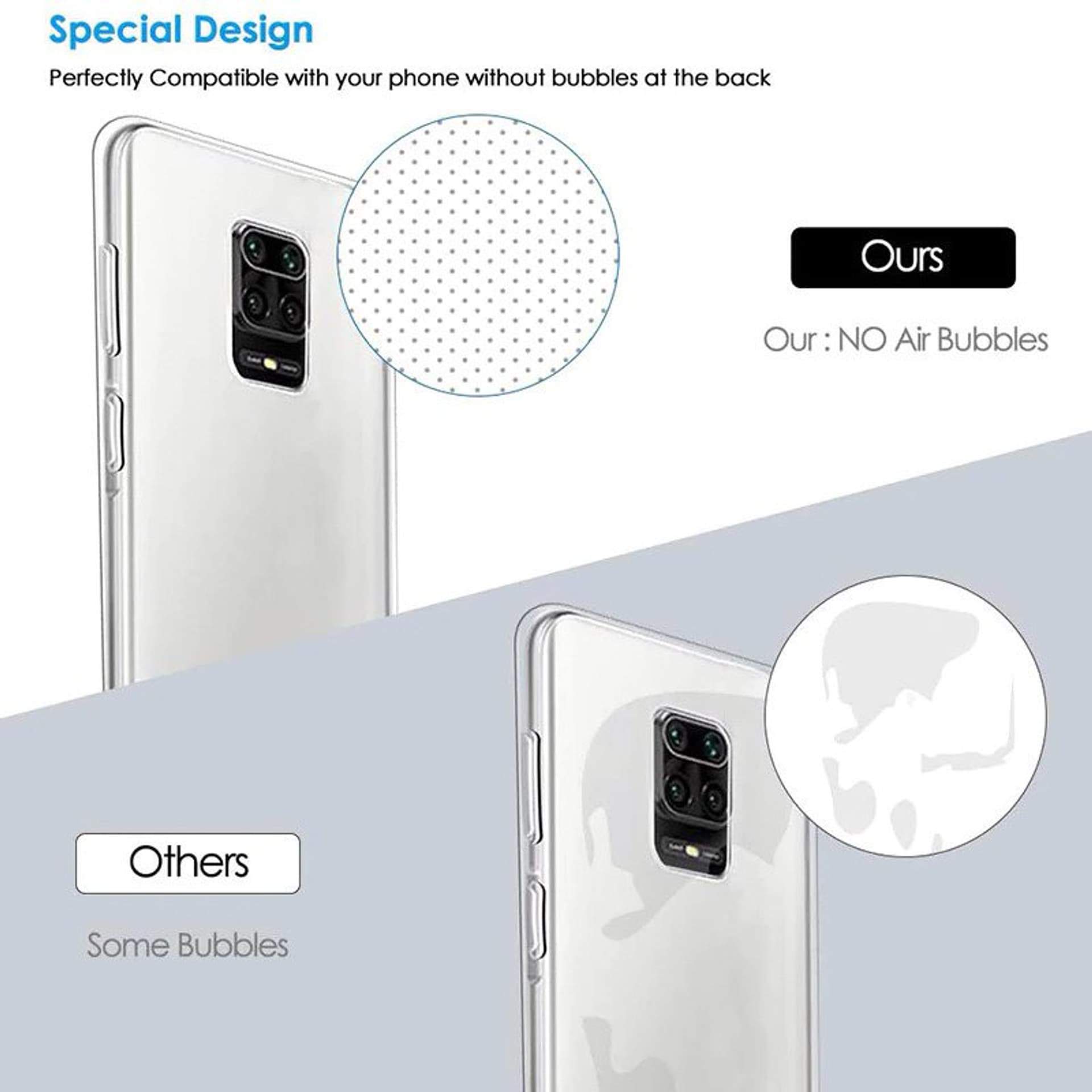 

Etui XIAOMI REDMI NOTE 9S Nexeri Slim Case Protect 2mm transparentne