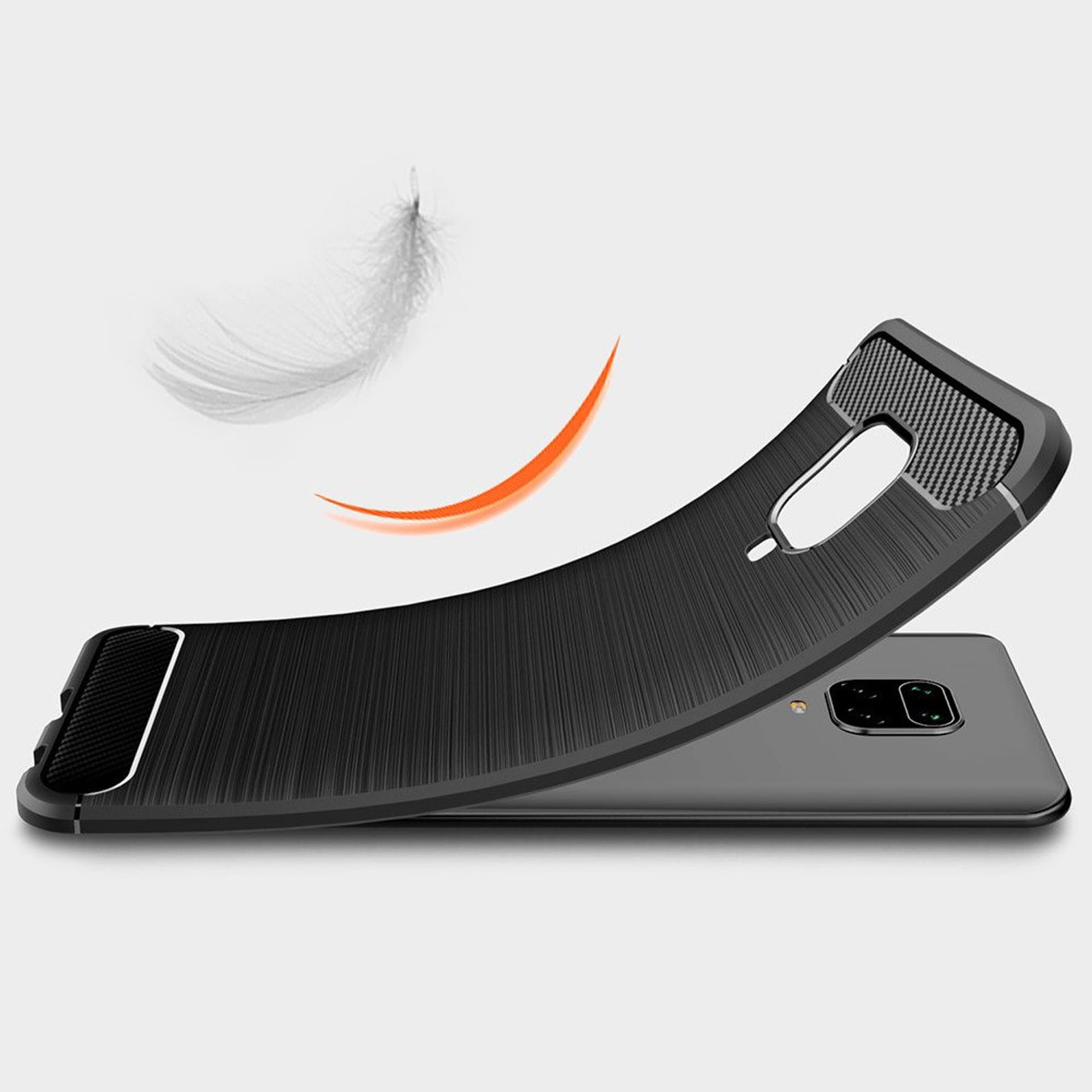 

Etui XIAOMI REDMI NOTE 9S Nexeri Carbon Pancerne czarne