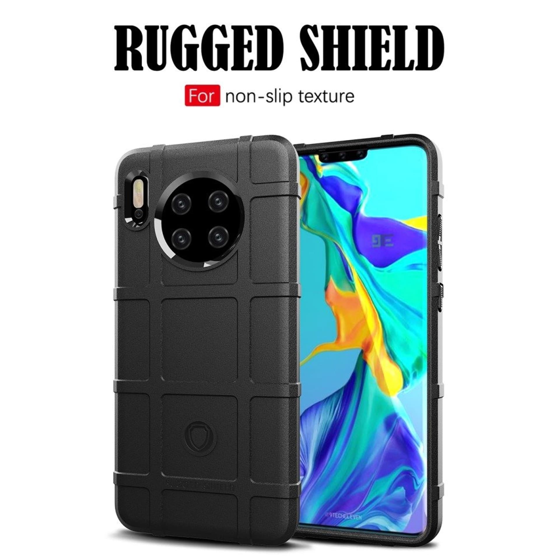 

Etui XIAOMI REDMI K30 PRO Pancerne Rugged Square czarne