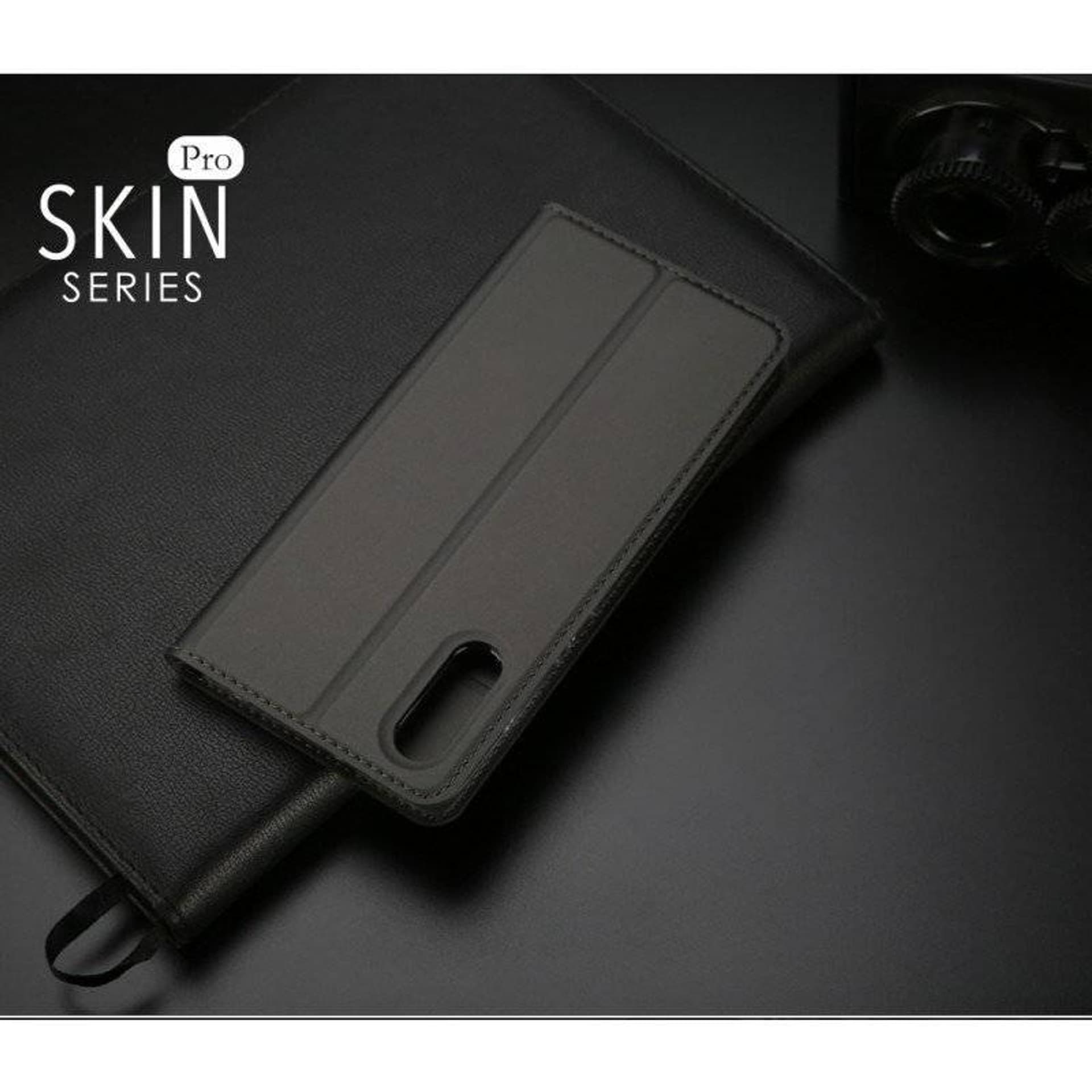 

Etui HUAWEI P SMART 2020 z klapką Dux Ducis skórzane Skin Leather czarne