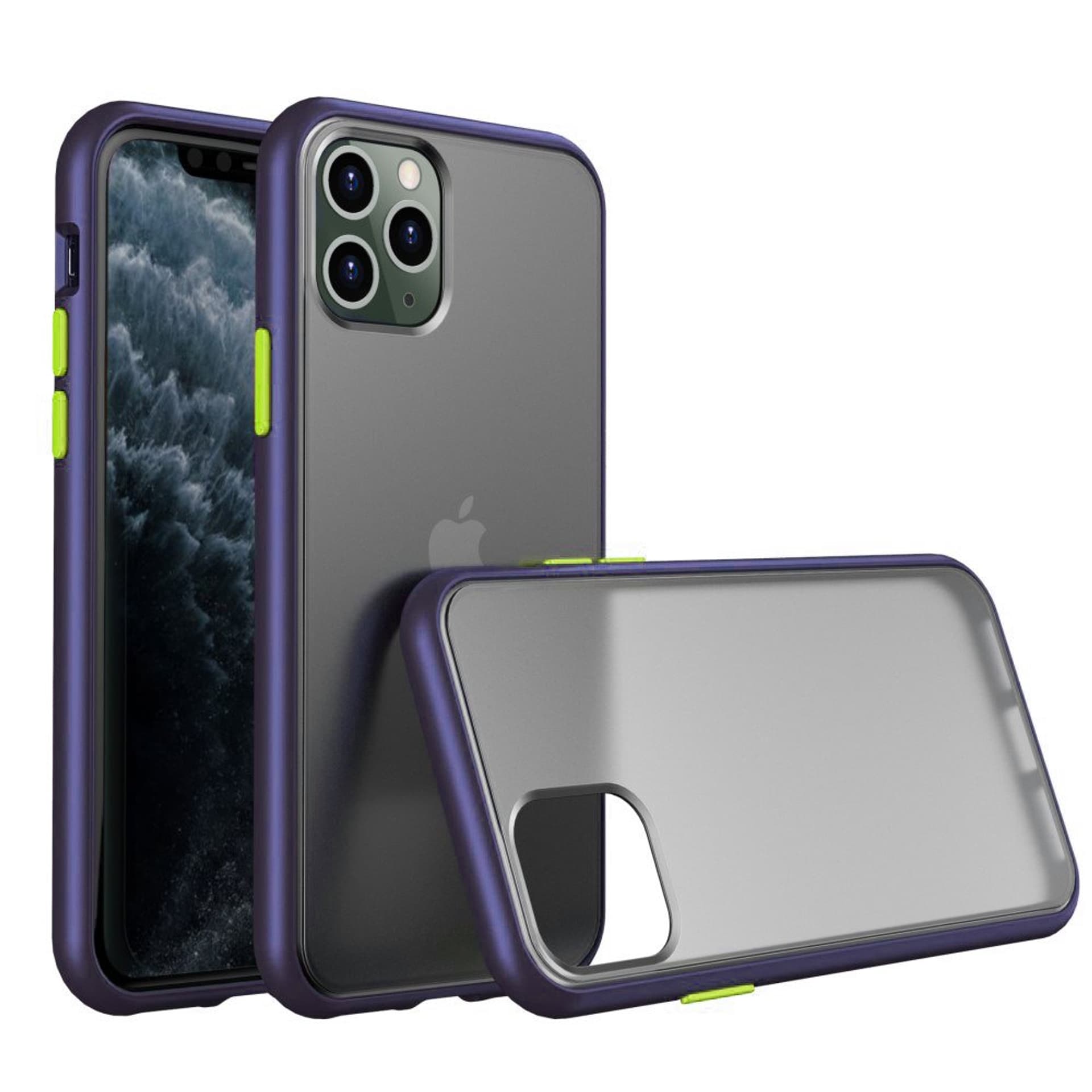 

Etui HUAWEI Y5P matowe Matt Case niebieskie