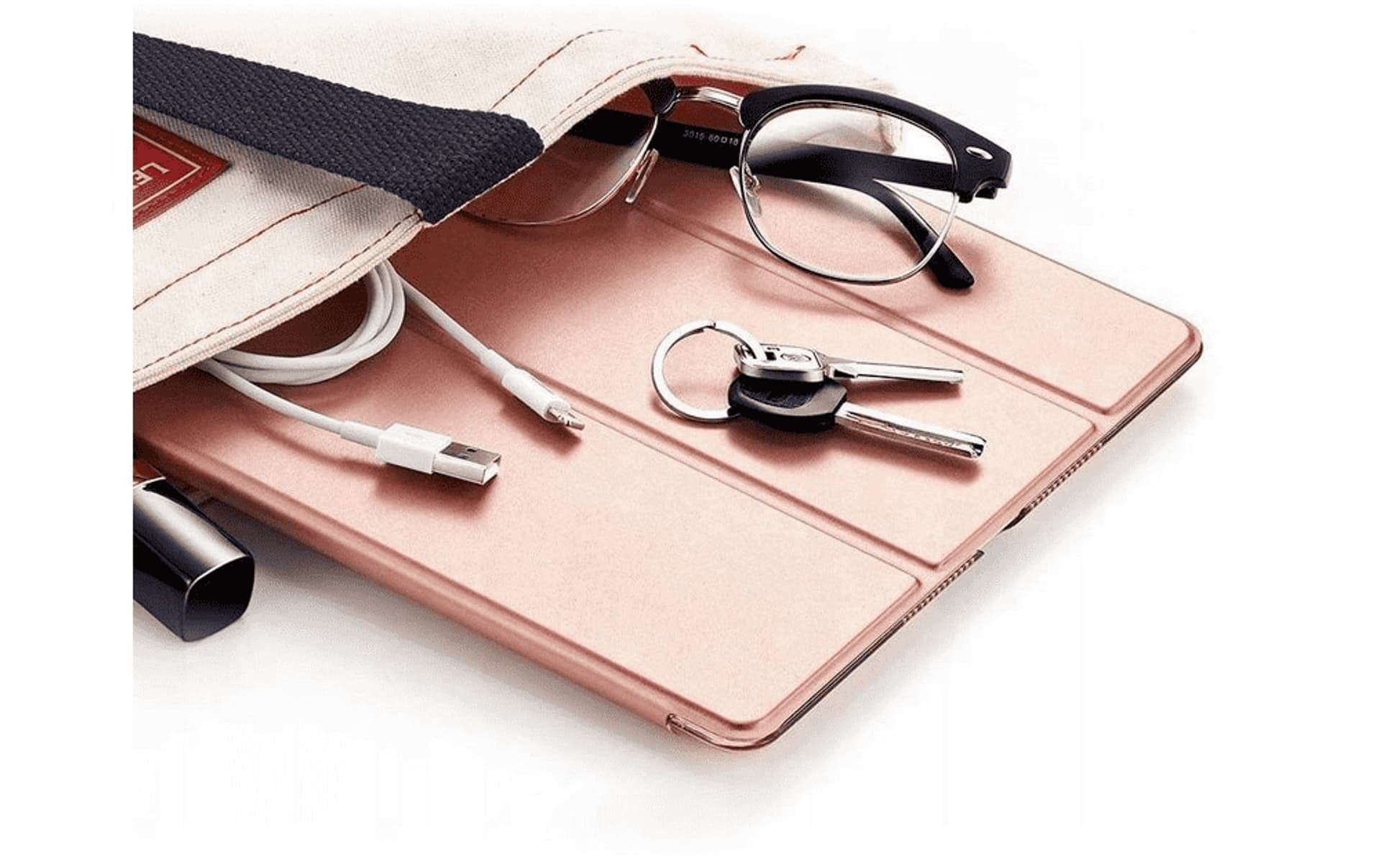 

Etui APPLE IPAD 10.2 2019 case na tablet z klapką ESR YIPPEE różowo-złote