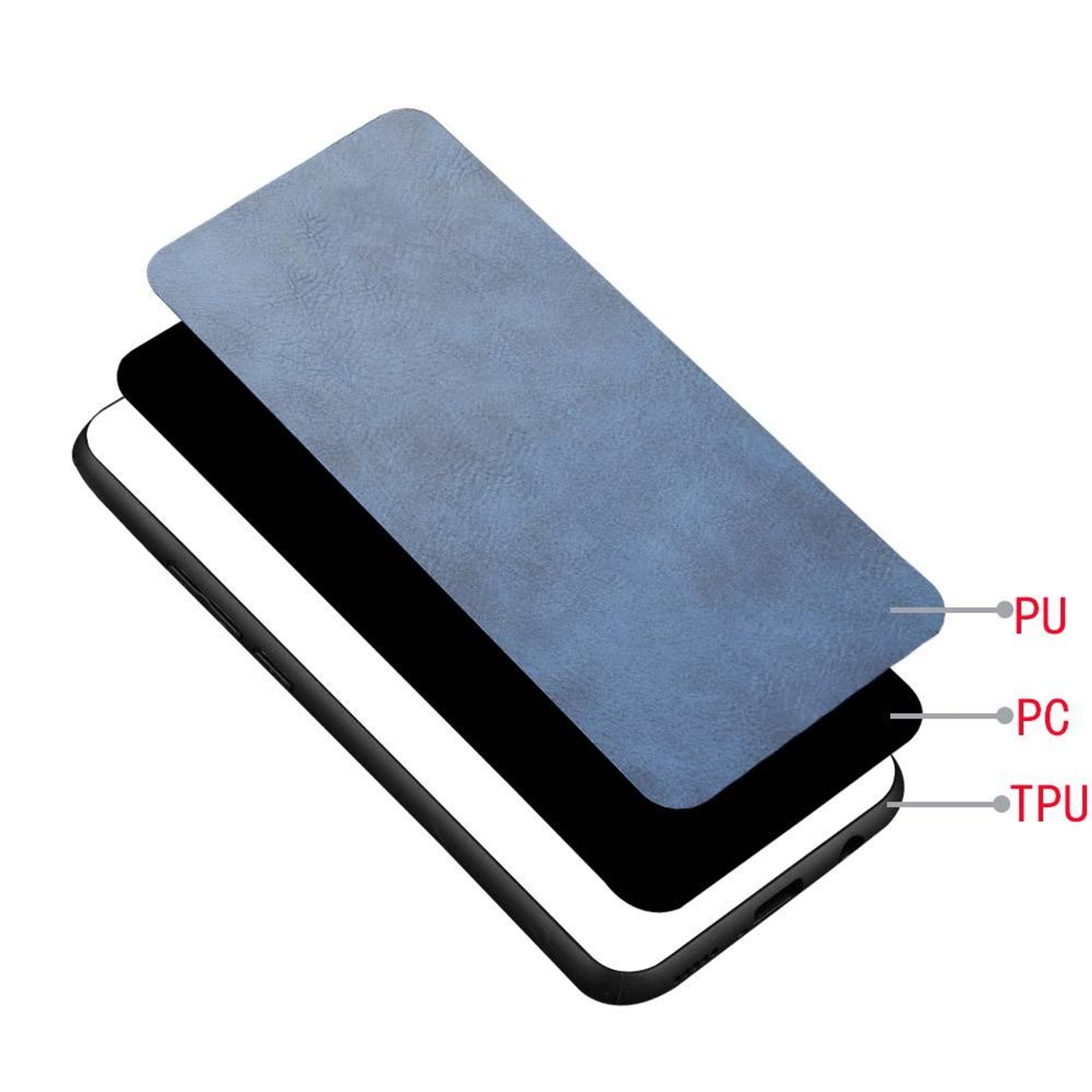 

Etui HUAWEI Y5P / HONOR 9S Skórzana nakładka Hybrid case niebieskie