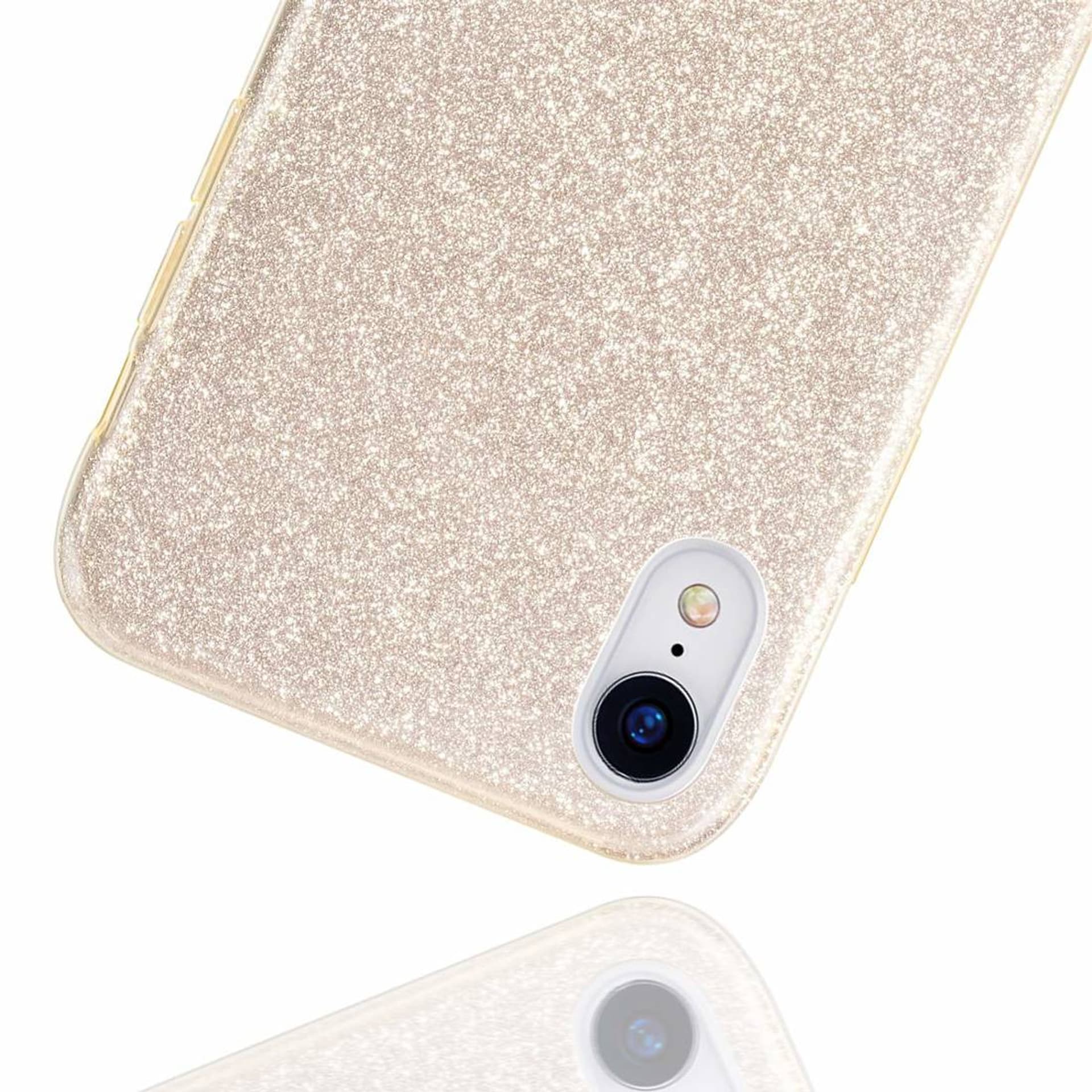 

Etui MOTOROLA MOTO E20 / E30 / E40 Brokat Glitter złote