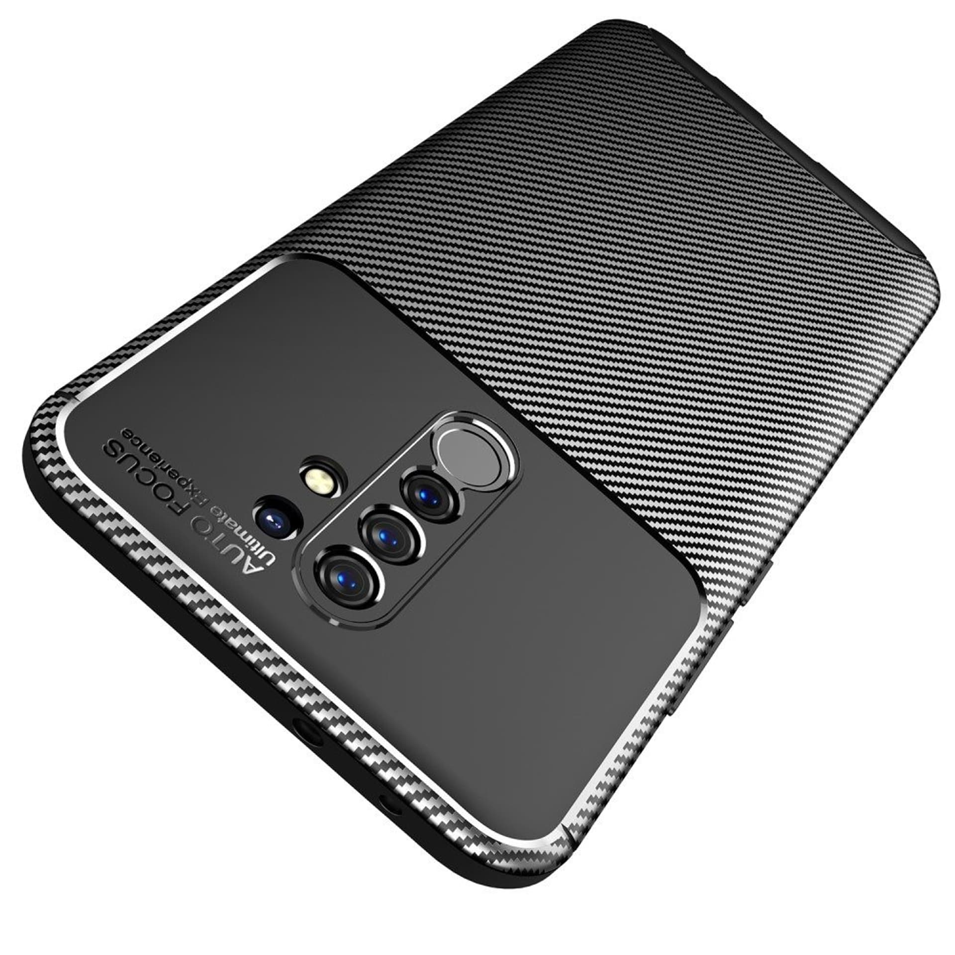 

Etui XIAOMI REDMI 9 Pancerne Shockproof Carbon Fiber czarne