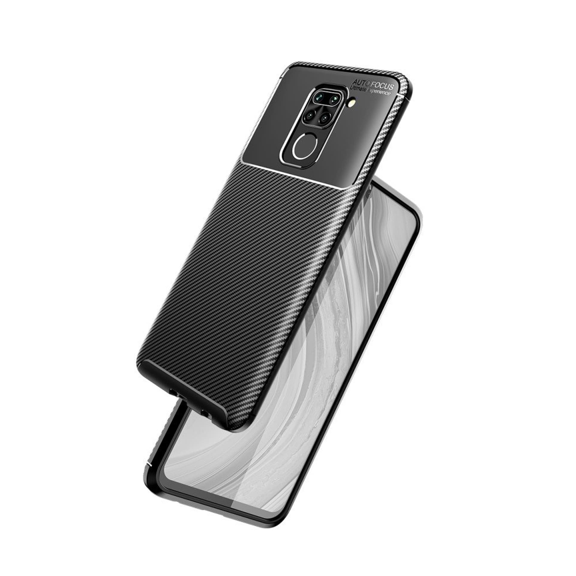 

Etui XIAOMI REDMI NOTE 9 Pancerne Shockproof Carbon Fiber czarne