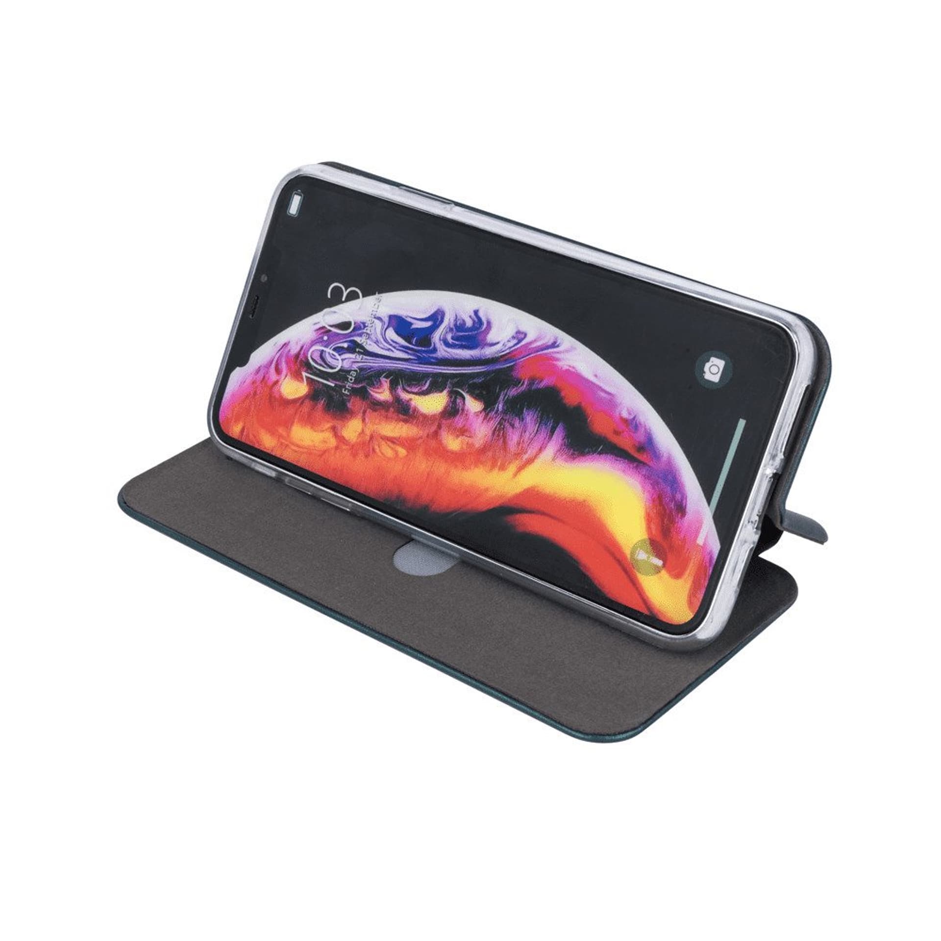 

Etui XIAOMI REDMI NOTE 9S / NOTE 9 PRO portfel z klapką skóra ekologiczna Flip Elegance ciemnozielone