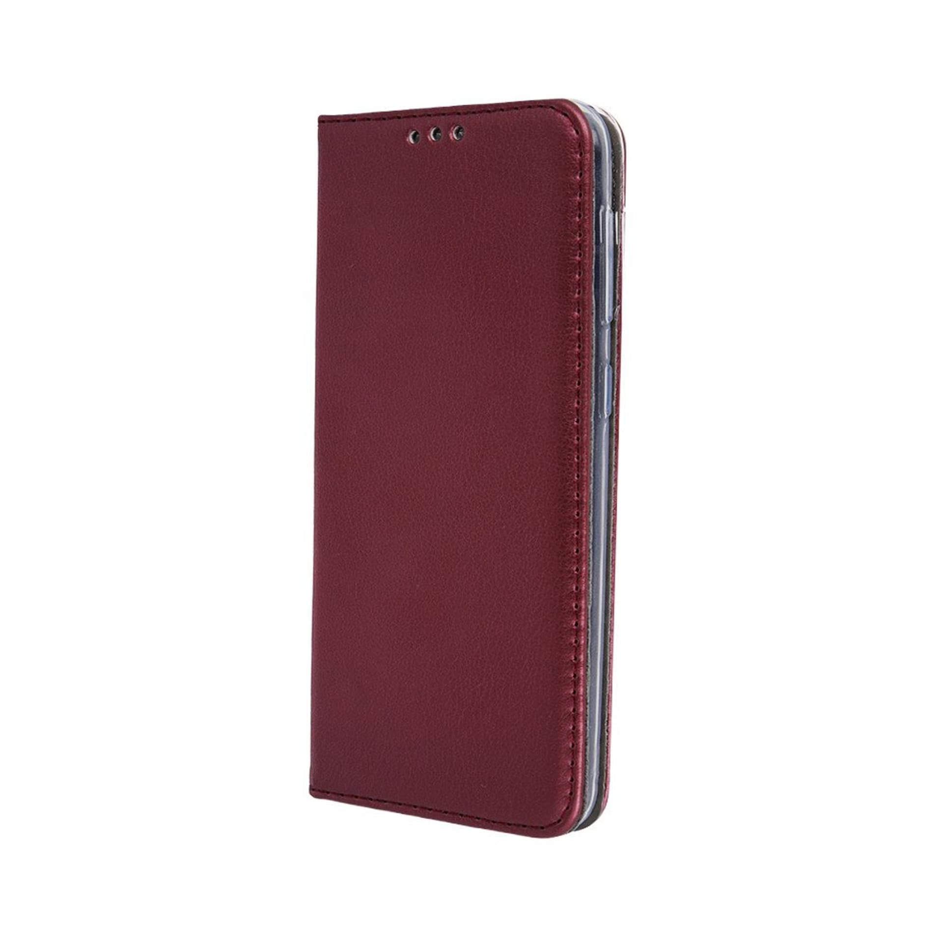 

Etui HUAWEI P30 LITE portfel z klapką skóra ekologiczna Kabura Magnet Book burgundowe