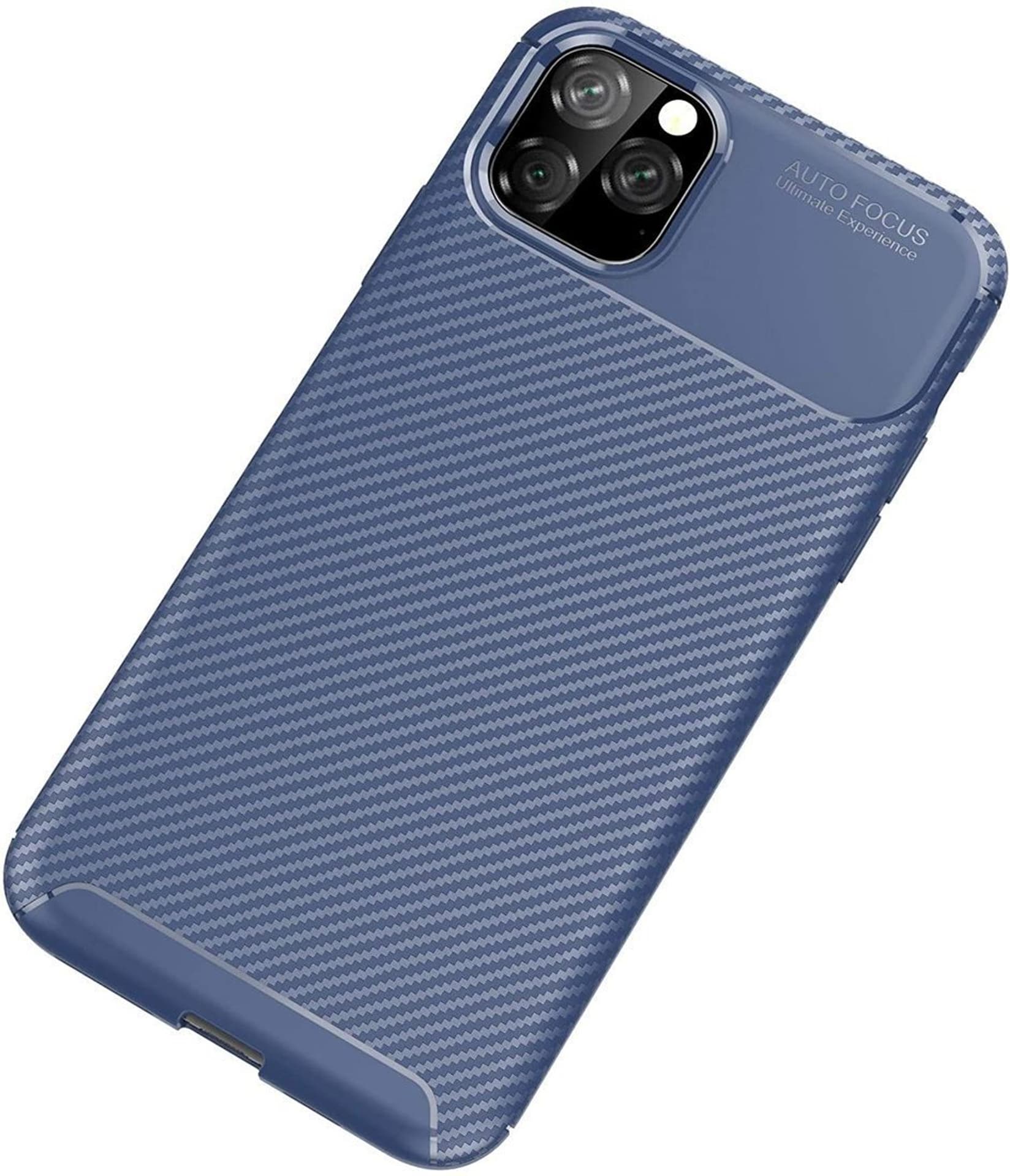 

Etui IPHONE 12 MINI Pancerne Shockproof Carbon Fiber niebieskie