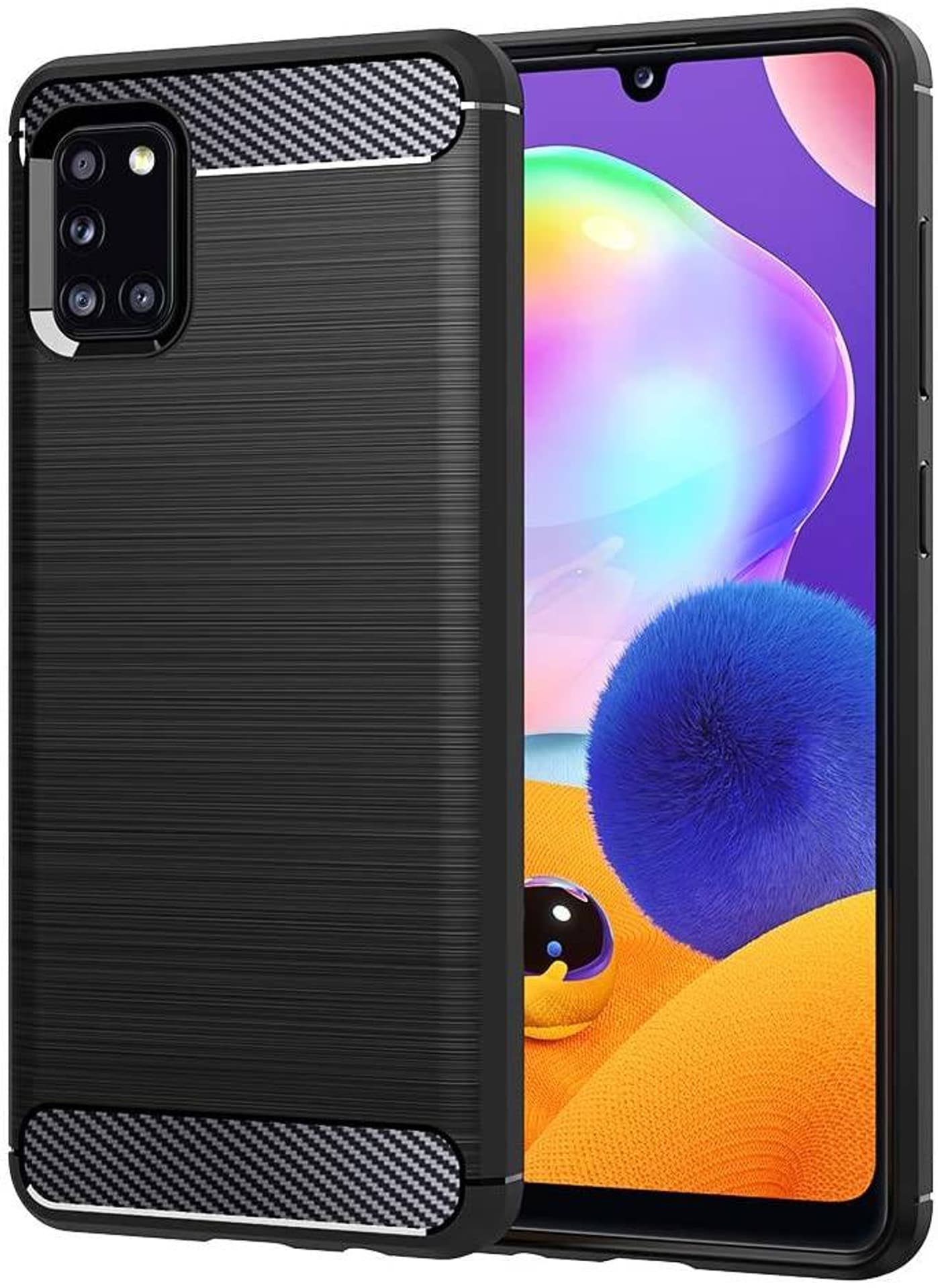 

Etui SAMSUNG GALAXY M31S Nexeri Carbon Pancerne czarne