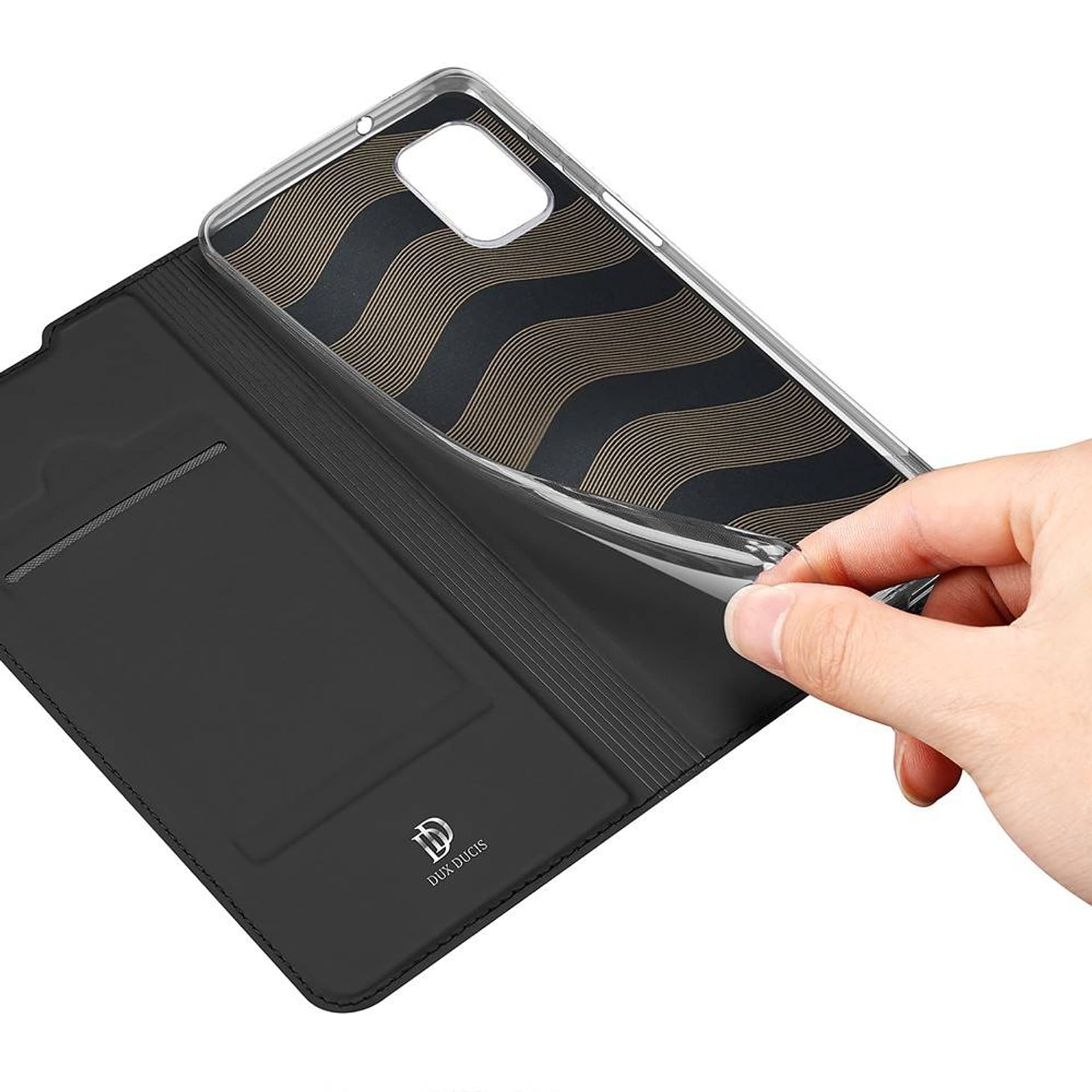 

Etui SAMSUNG GALAXY M31S z klapką Dux Ducis skórzane Skin Leather czarne