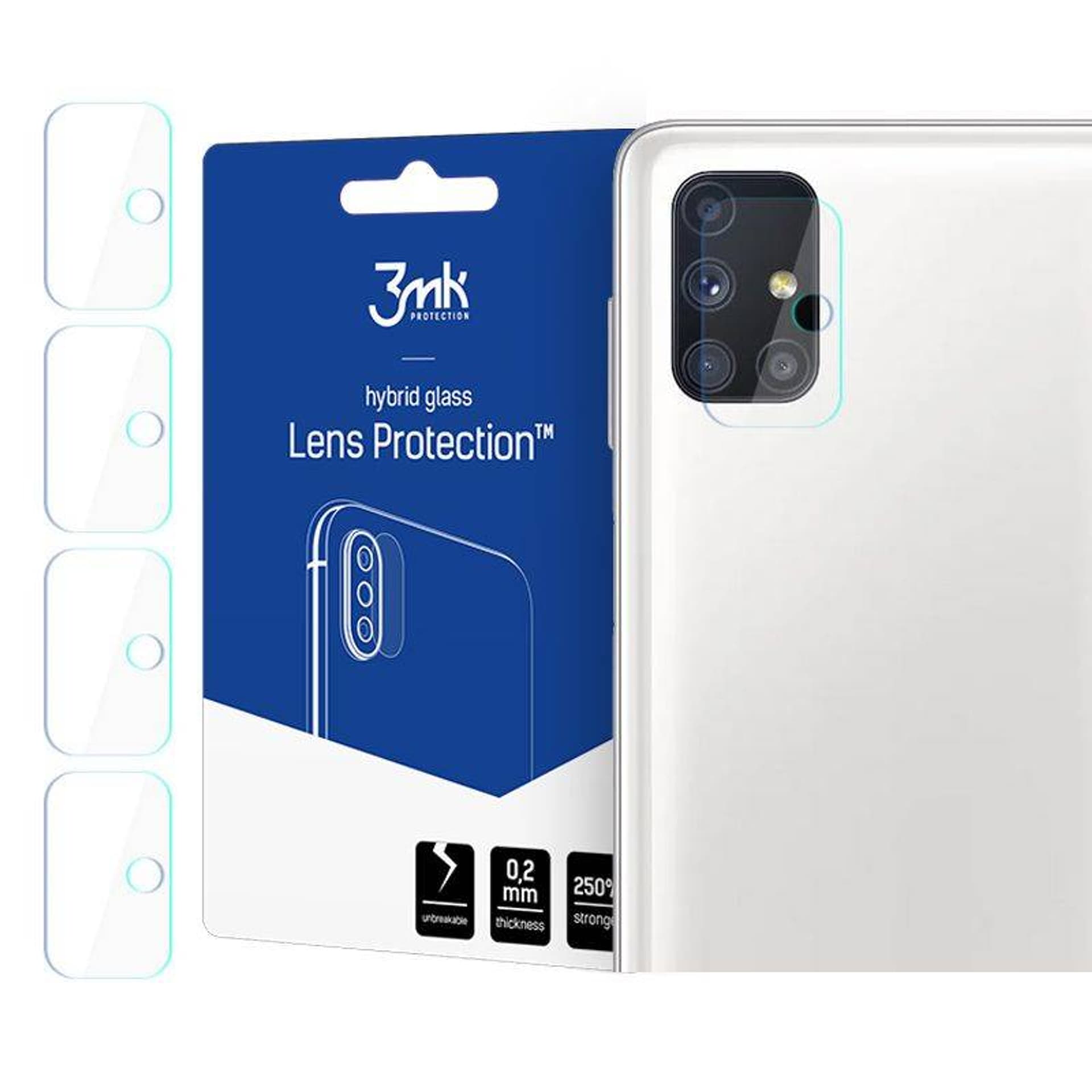 

3MK Lens Protect Sam M515 M51 Ochrona na obiektyw aparatu 4szt