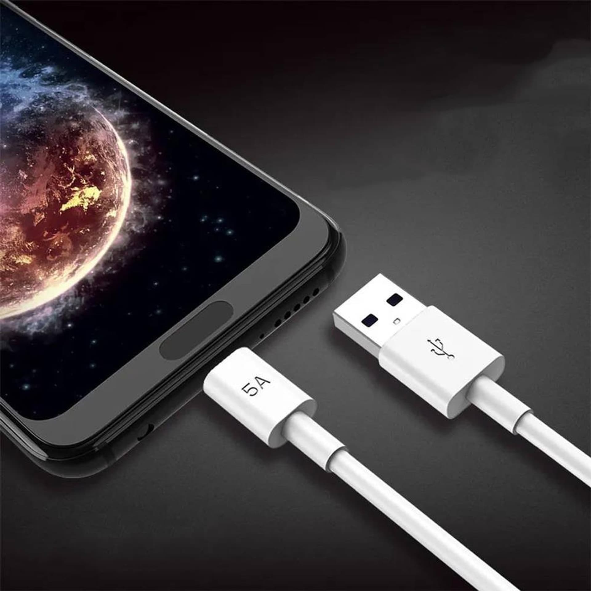 

Kabel USB iPhone Lightning 5A 1.2m Szybkie ładowanie i Transfer danych KAKU Fast Charging Data Cable (KSC-110) biały, Ksc-110) biał