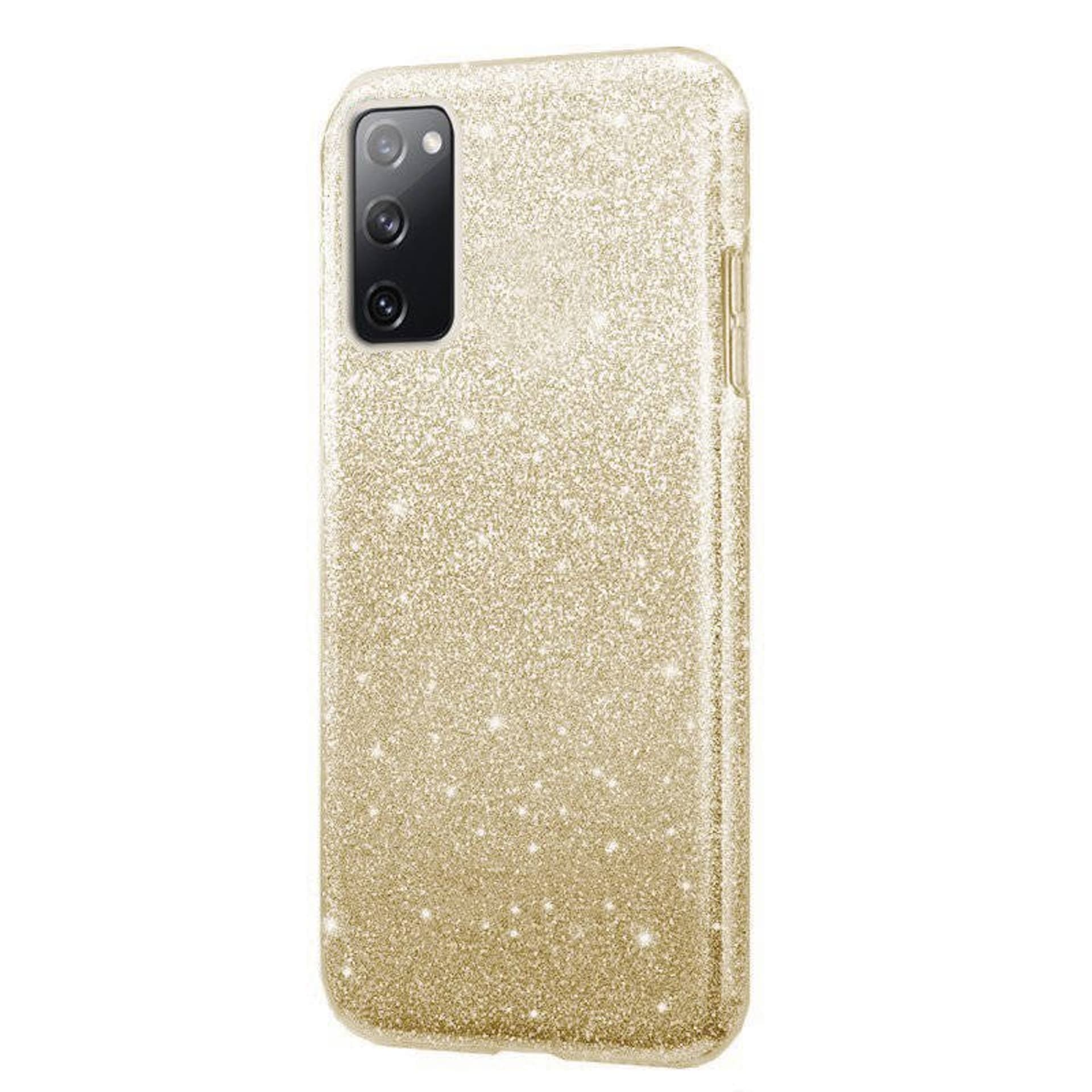 

Etui SAMSUNG GALAXY S20 FE / S20 LITE Brokat Glitter złote