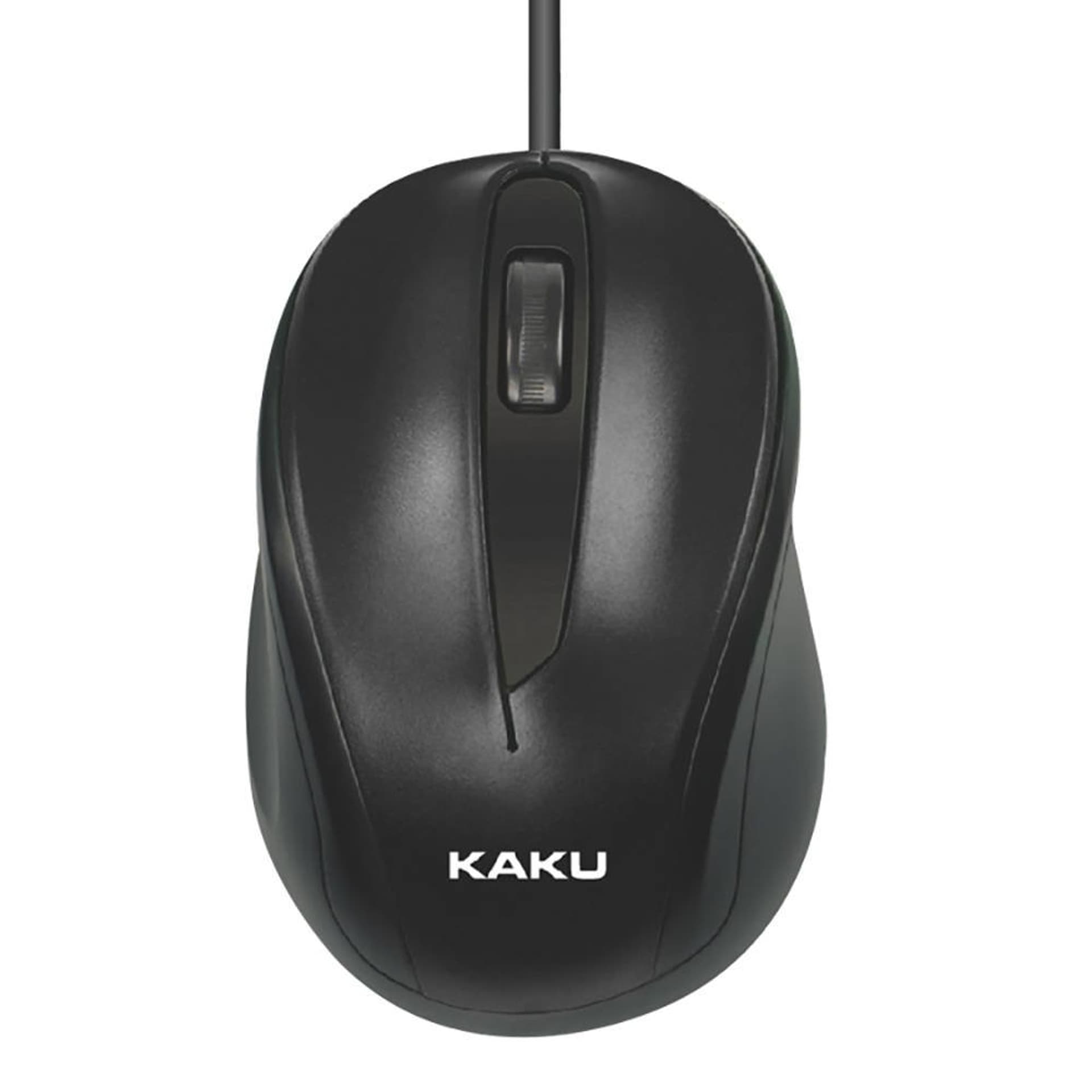 

Myszka przewodowa optyczna 3 przyciski KAKU Three-button Optical Mouse (KSC-356) czarna, Ksc-356) czarn