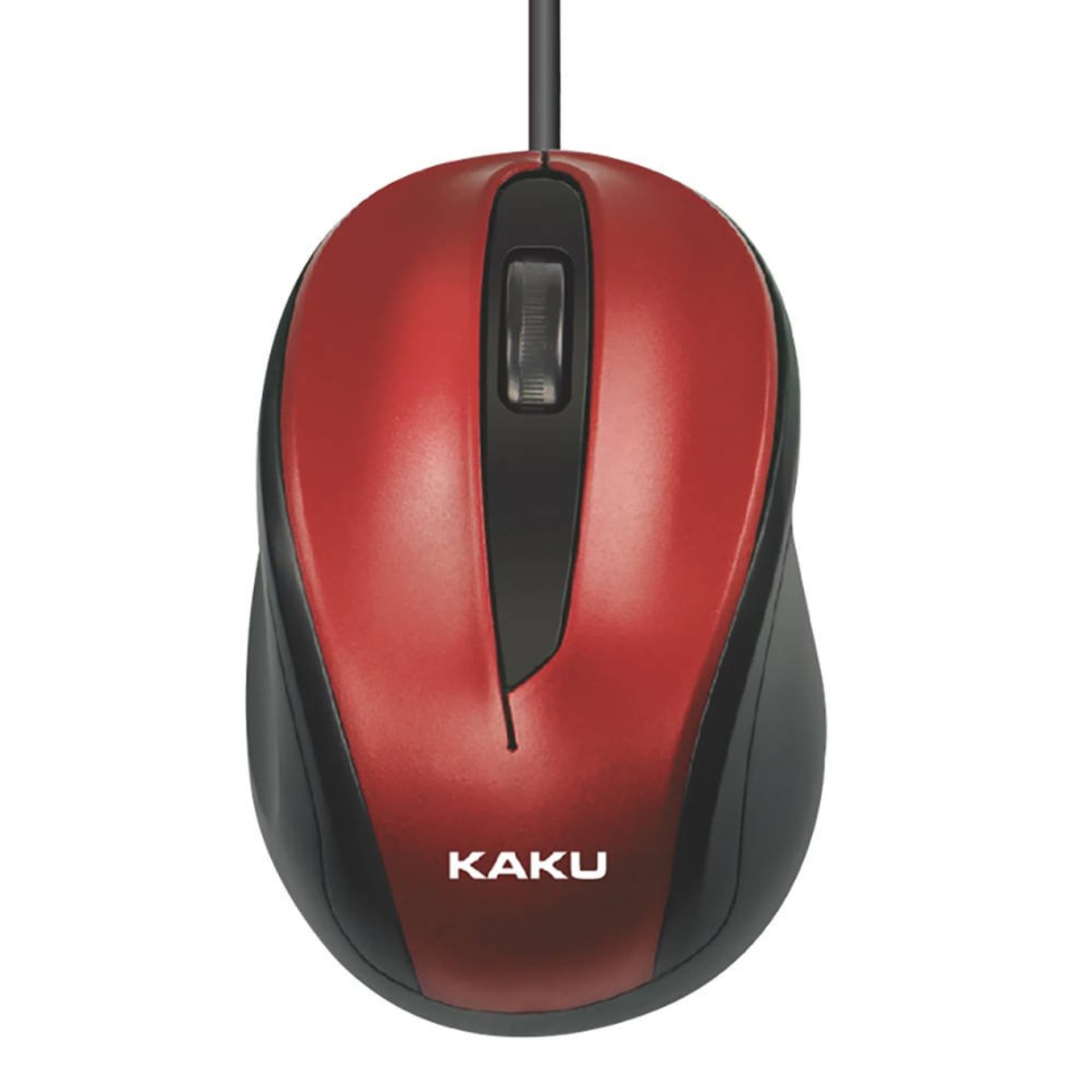 

Myszka przewodowa optyczna 3 przyciski KAKU Three-button Optical Mouse (KSC-356) czerwona, Ksc-356) czerwon