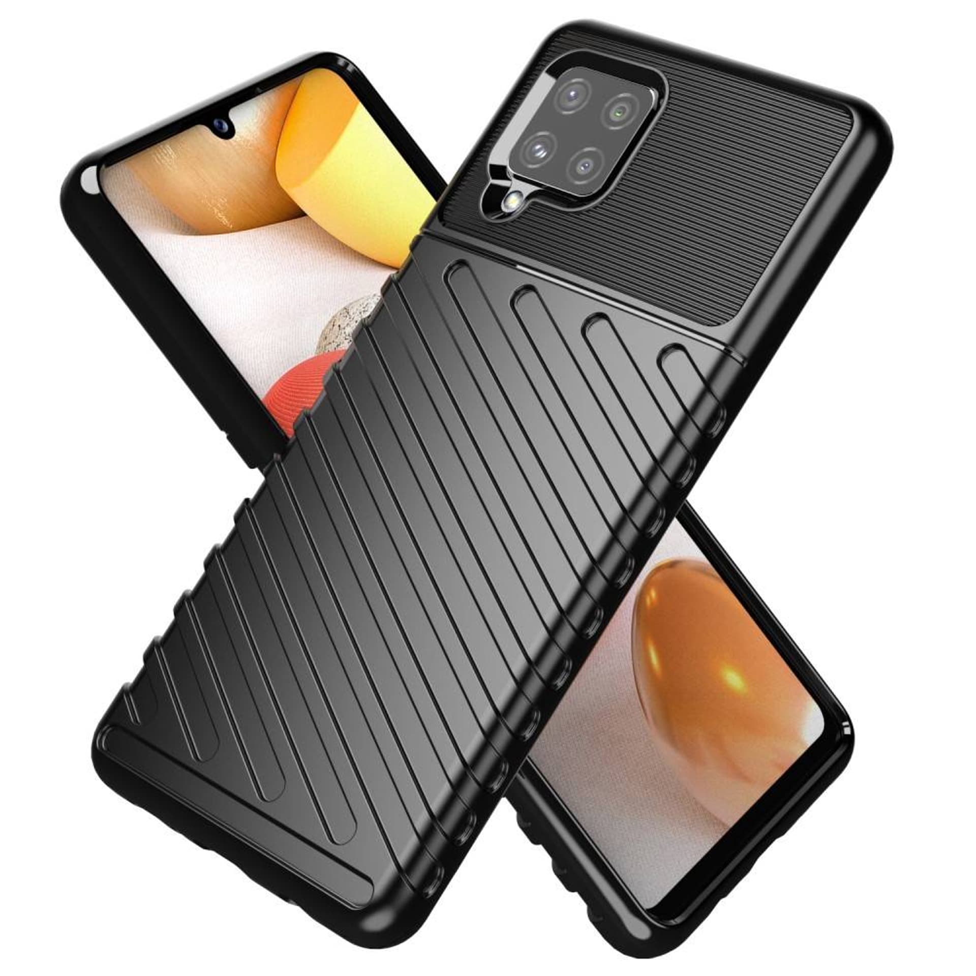 

Etui SAMSUNG GALAXY A42 5G Pancerne Thunder czarne