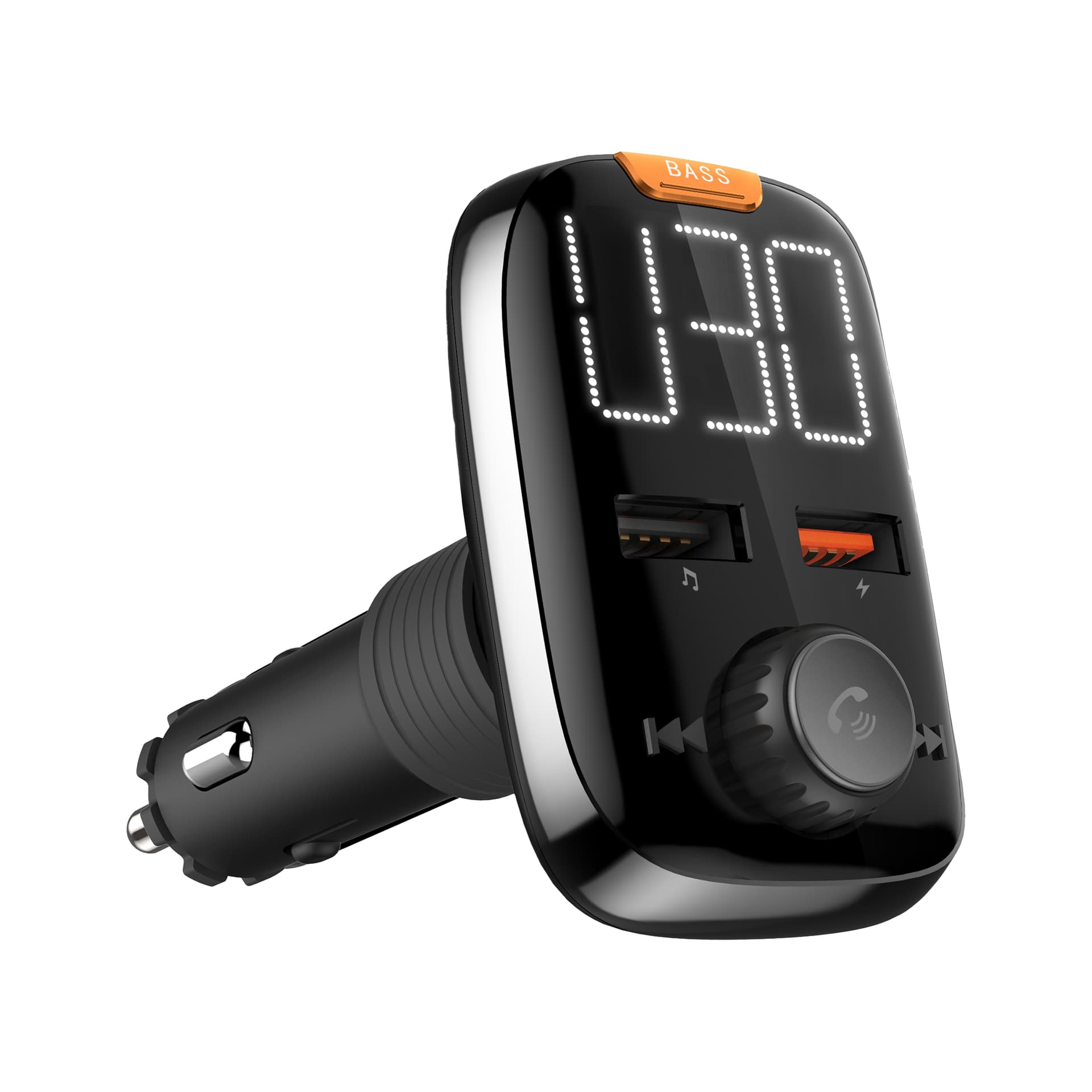 

Transmiter samochodowy z funkcją Bluetooth (2x gniazda USB)