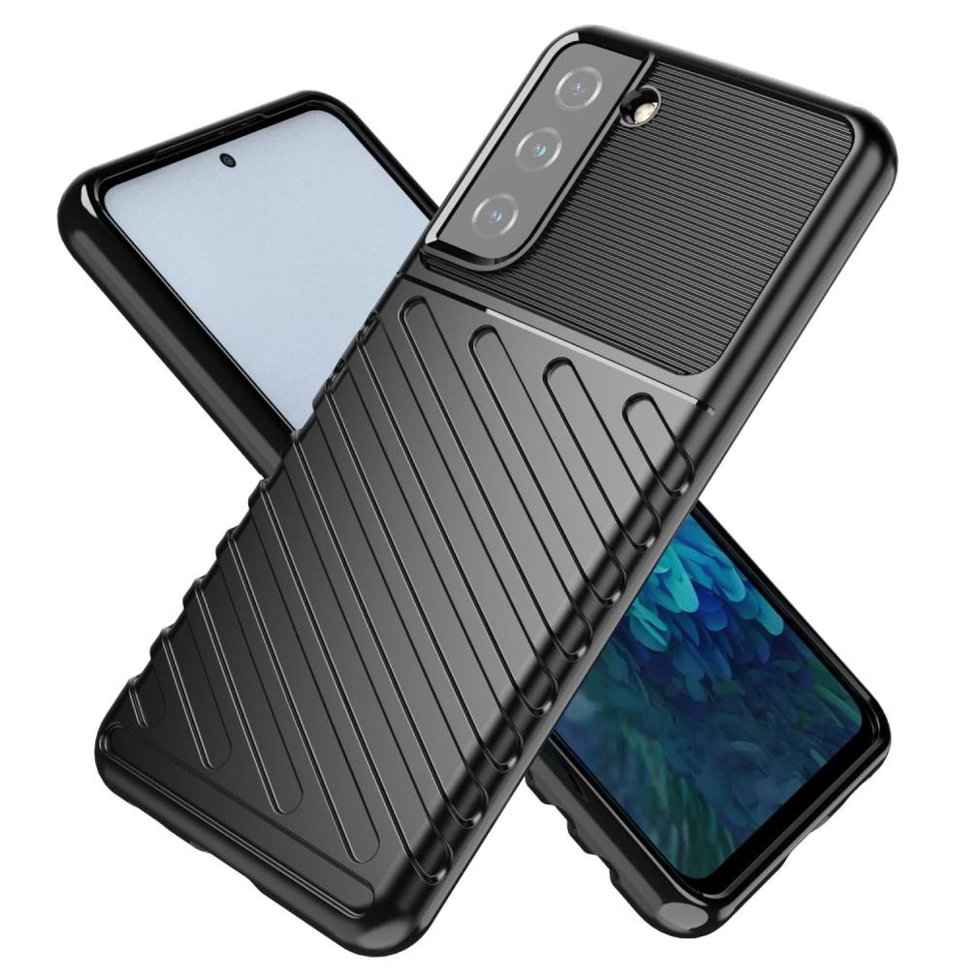 

Etui SAMSUNG GALAXY S21 Pancerne Thunder czarne