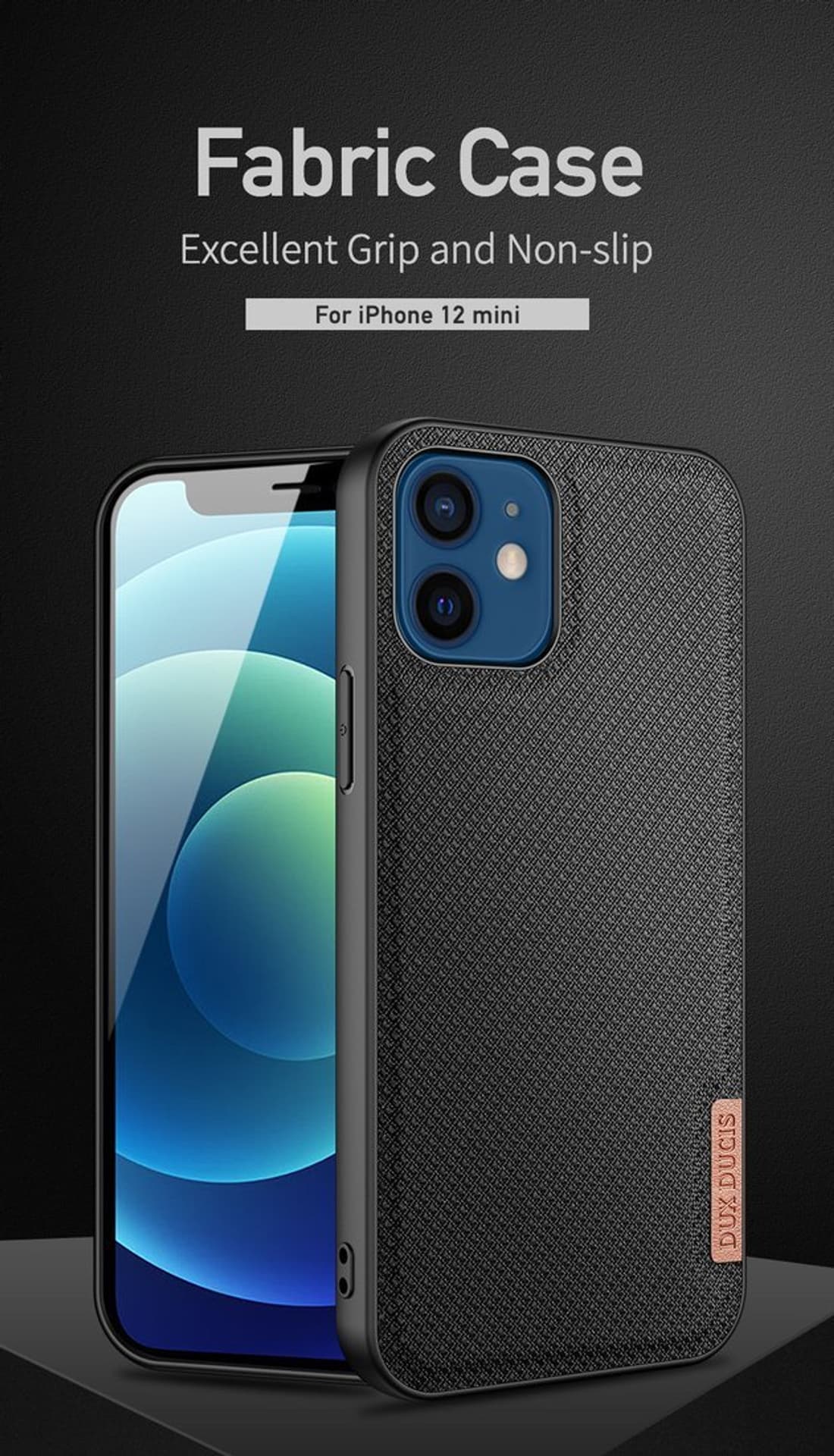 

Etui IPHONE 12 MINI Dux Ducis Fino Nylonowe zielone