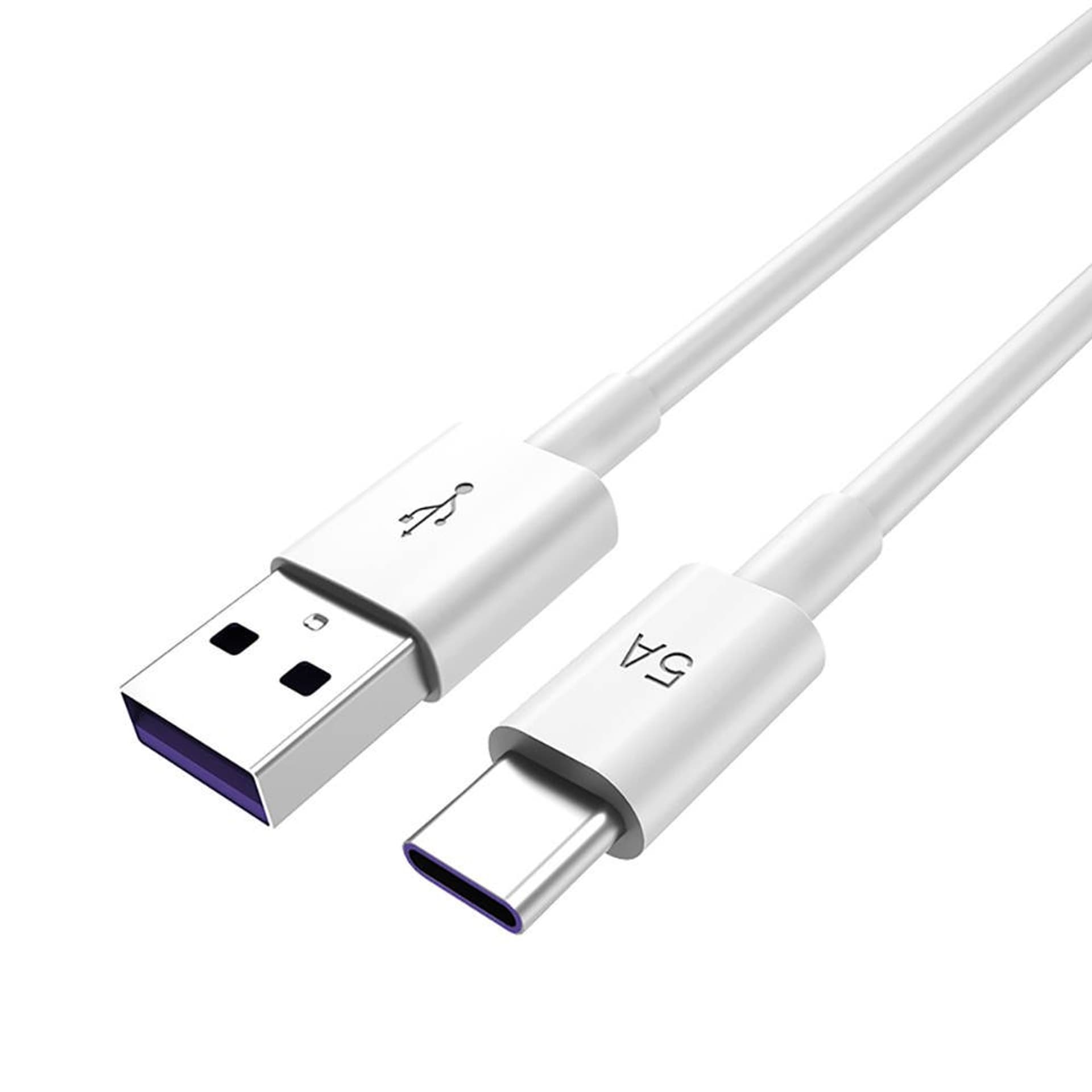 

Kabel 5A 1,2m USB Typ C Szybkie Ładowanie i Przesył Danych KAKU Fast Charging Data Cable USB-C (KSC-110) biały, Ksc-110) biał