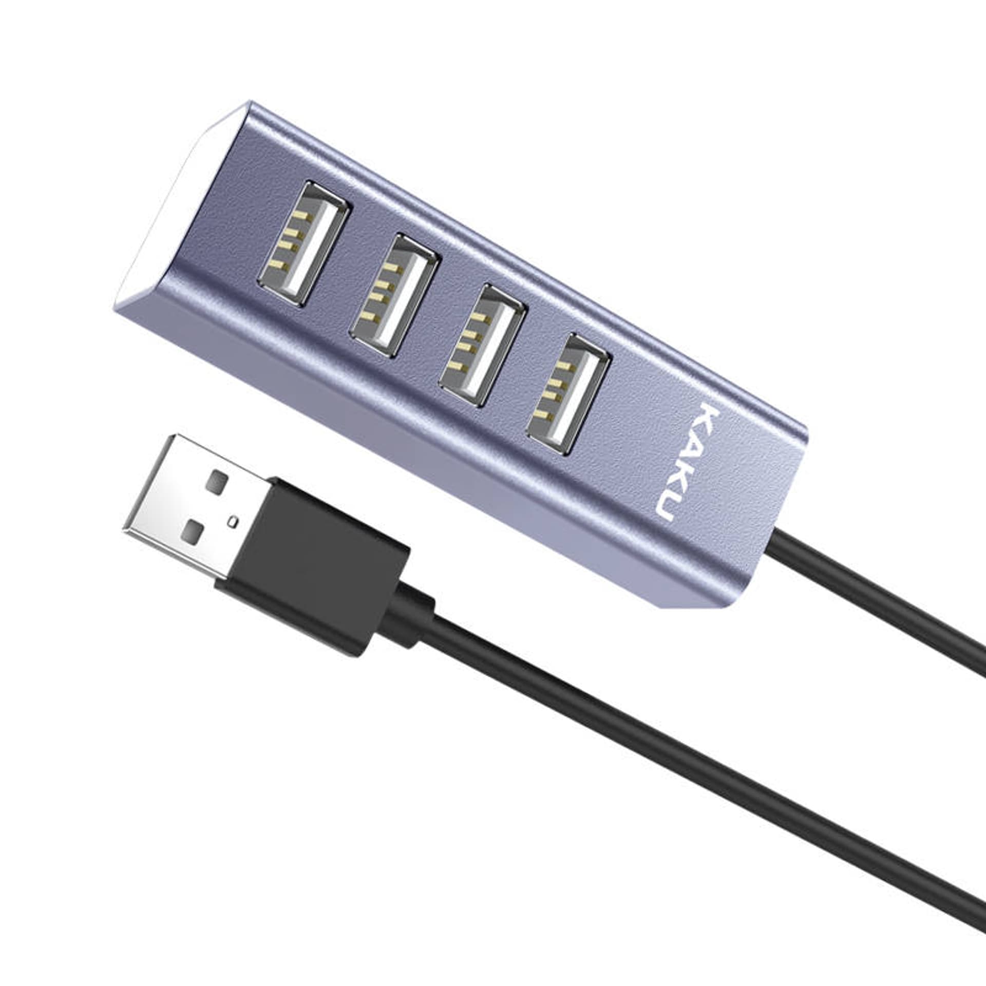 

Rozdzielacz USB HUB 4xUSB KAKU Four-port USB Splitter (KSC-383) szary, Ksc-383) szar